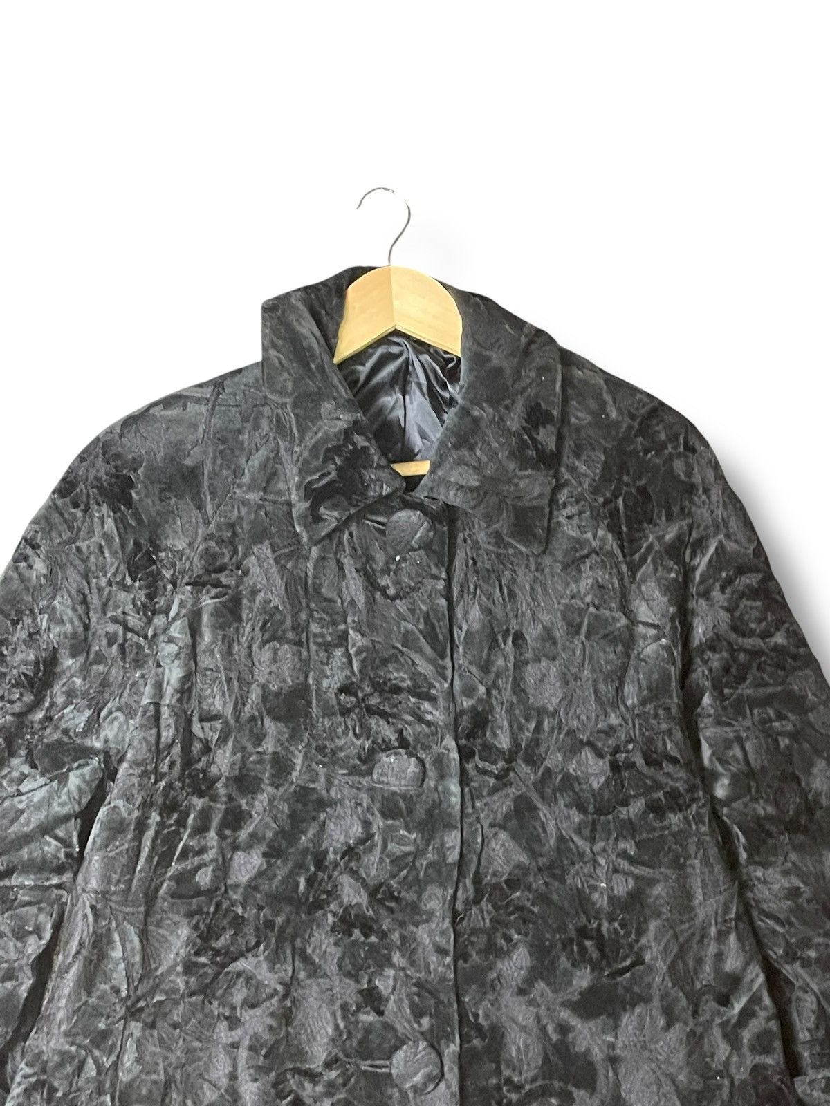 Vintage Vintage Sorelle Fontana Velvet Textured Coat (51) Size US S / EU 44-46 / 1 - 2 Thumbnail