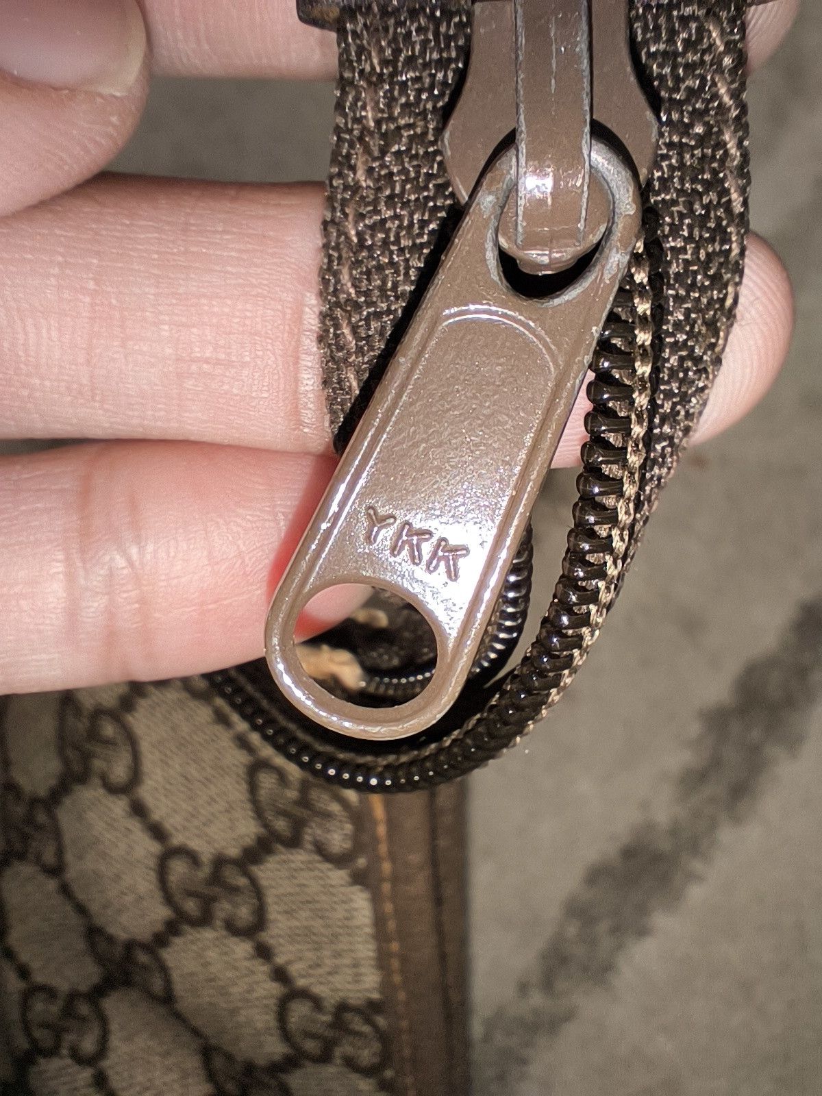 Gucci Gucci Brown GG Supreme Clutch Bag Beige Bag Size ONE SIZE - 7 Thumbnail