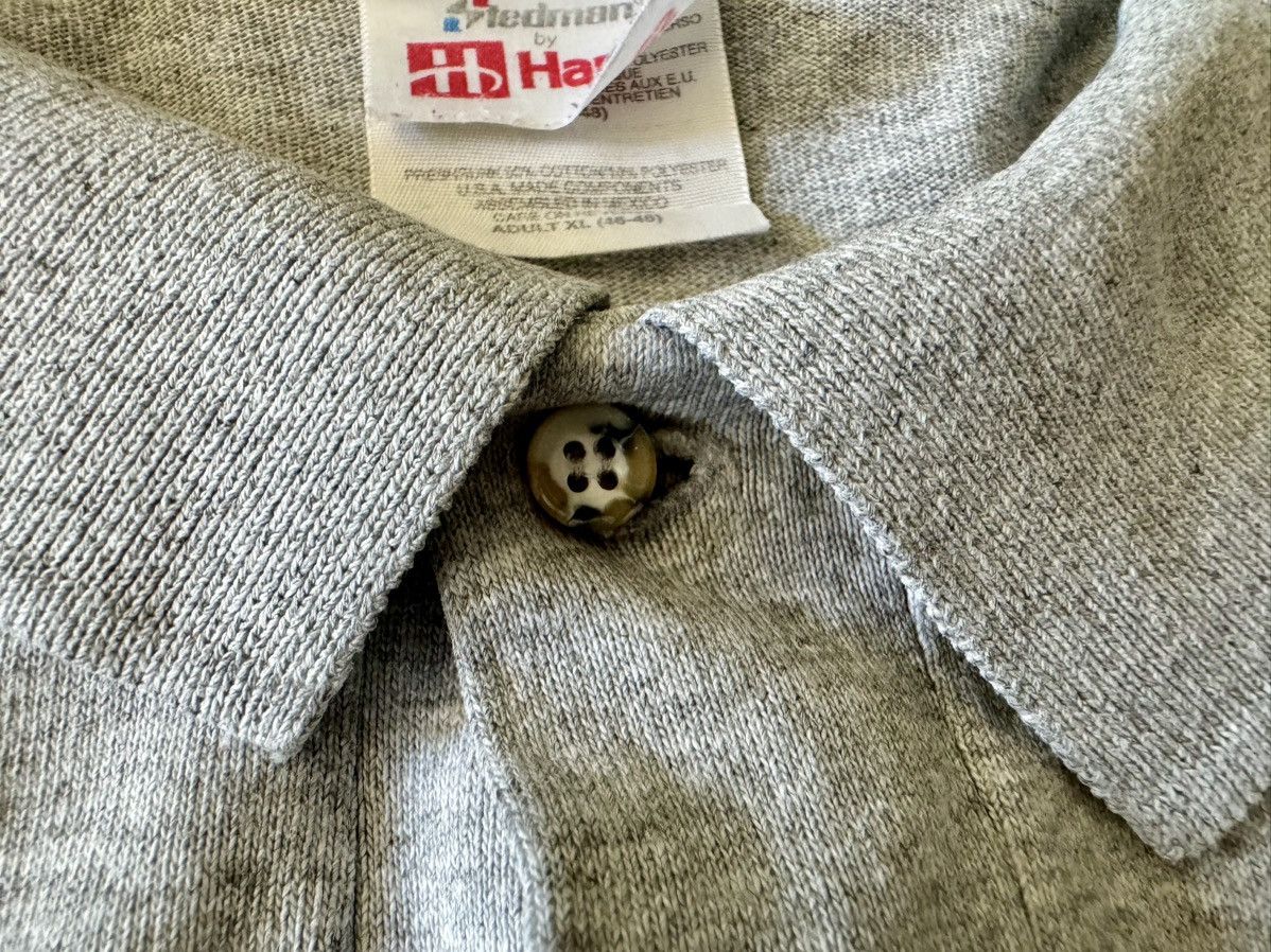 Hanes × Nike × Vintage Nike Vintage Grey Polo Hanes Tag Size US XL / EU 56 / 4 - 5 Thumbnail