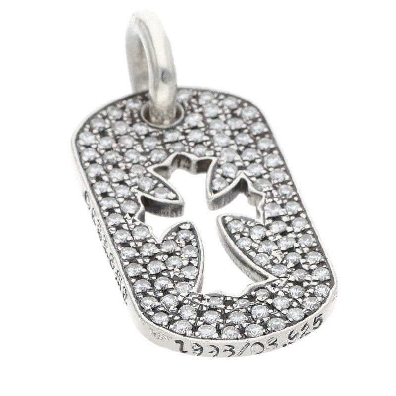 Chrome Hearts Chrome Hearts Tiny Cutout Cross Dog Tag Necklace Size ONE SIZE - 4 Thumbnail