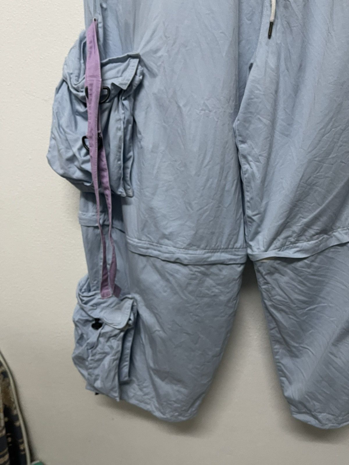 Vintage 90s GALFY CRUTCH PARACHUTE BAGGY CARGO PANT Size US 33 - 4 Thumbnail