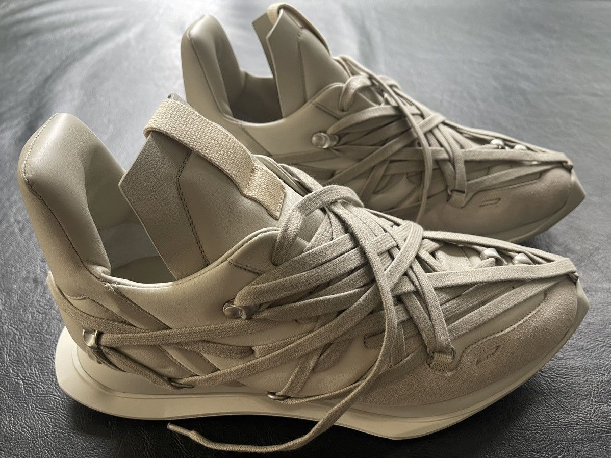 Rick Owens RICK OWENS MAXIMAL RUNNER PEARL Size US 9.5 / EU 42-43 - 5 Thumbnail