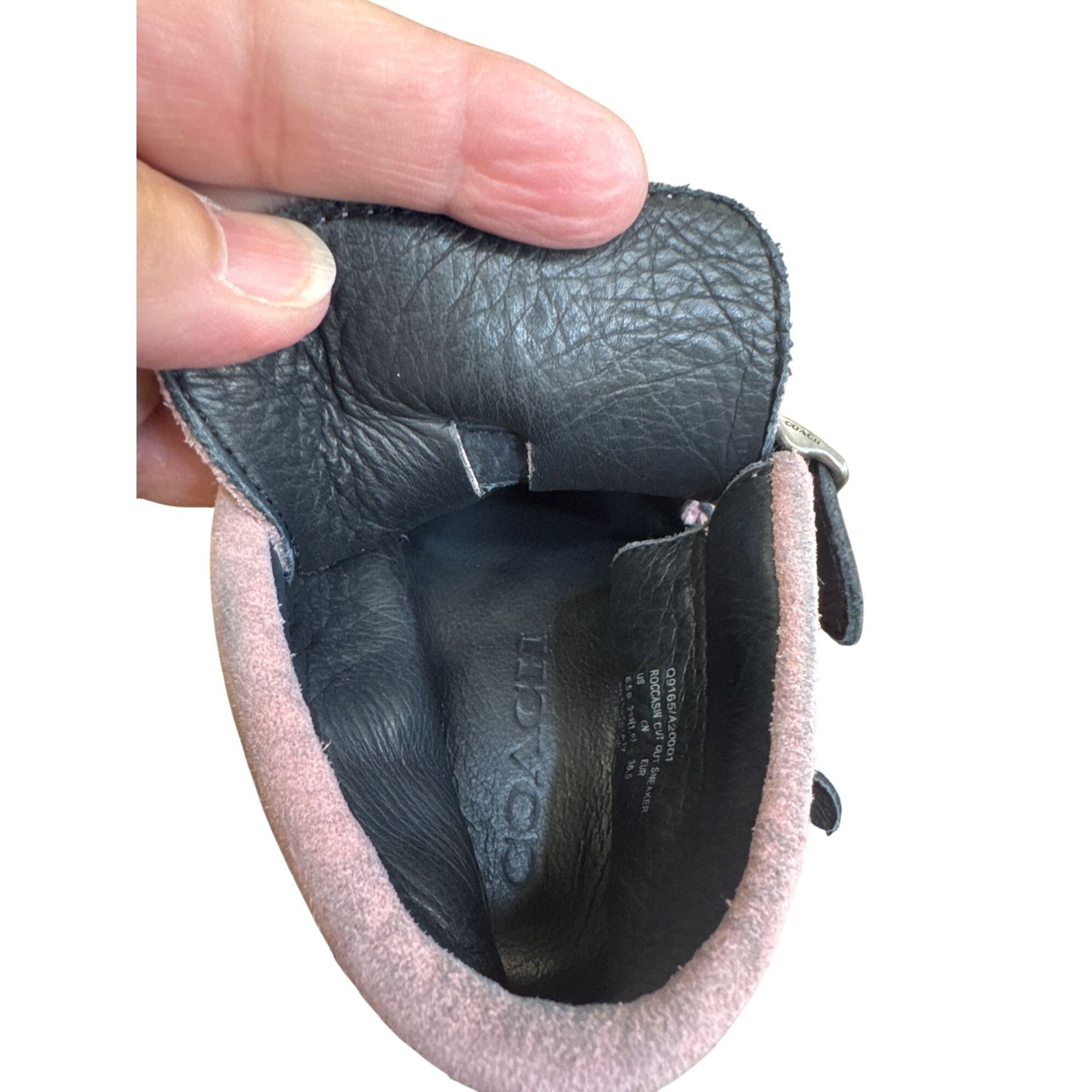 Coach Coach Roccasin Womens Black Leather Studded Moccasin Ankle B Size US 6.5 / IT 36.5 - 9 Thumbnail