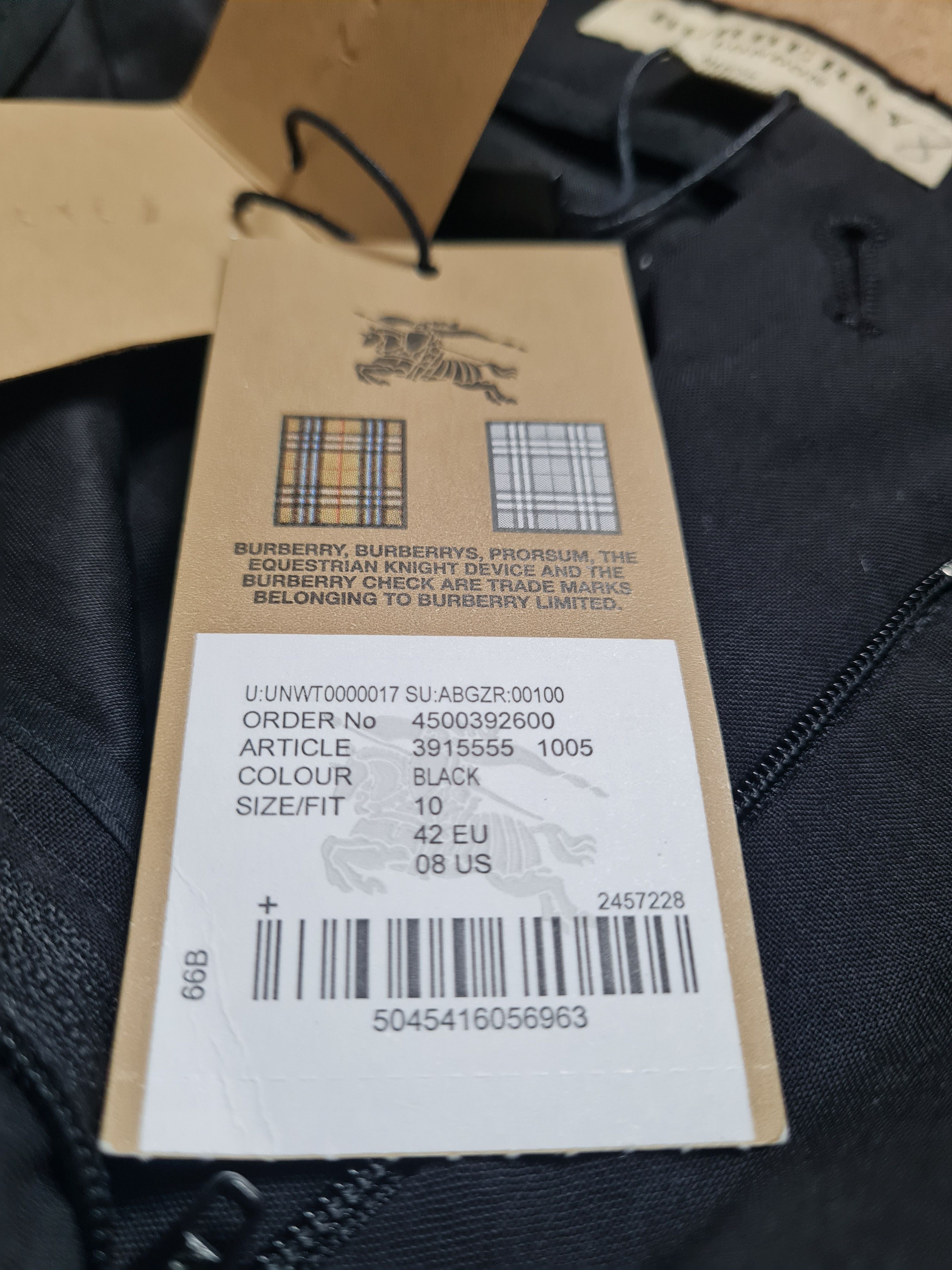 Burberry Vintage Pant Burberry London Wool Black Dress womens Pants Size 32" / US 10 / IT 46 - 15 Thumbnail