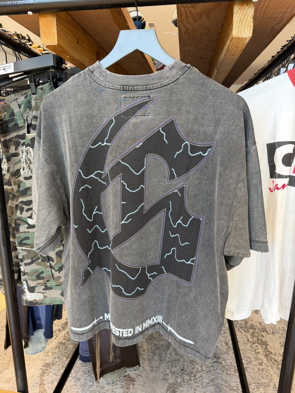 Godspeed Godspeed B.M.X T-Shirt “Grey Wash” Size US XS / EU 42 / 0 - 4 Thumbnail