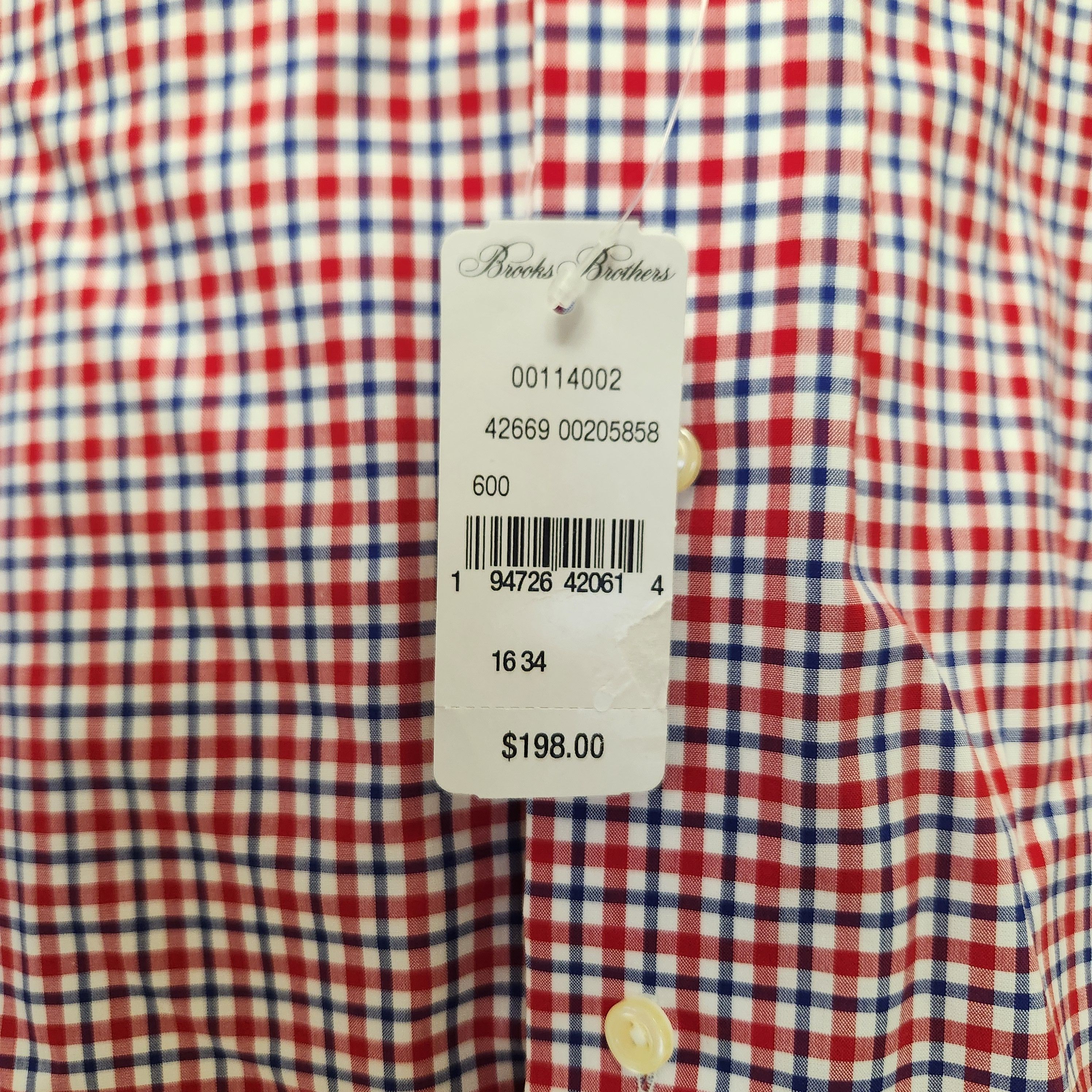 Brooks Brothers Brooks Brothers shirt 16-34 red white blue cotton NWT $198 Size US M / EU 48-50 / 2 - 6 Thumbnail