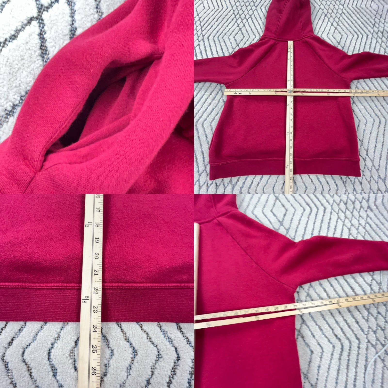 Nike Nike Hoodie Women L Pink Sweatshirt Sweater Logo Hooded Pockets Turtleneck Pullover All Seasons Casual Sports 90s? Size L / US 10 / IT 46 - 8 Thumbnail
