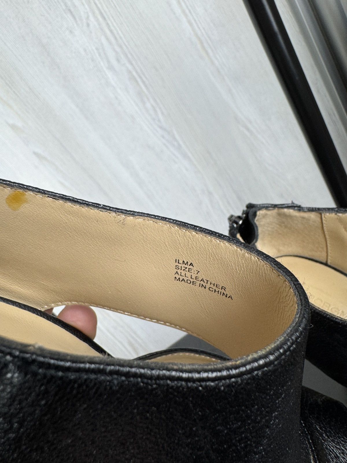 Bcbgmaxazria × Genuine Leather BCBG MaxAzria ILMA Black leather Heels Size US 7 / IT 37 - 14 Thumbnail