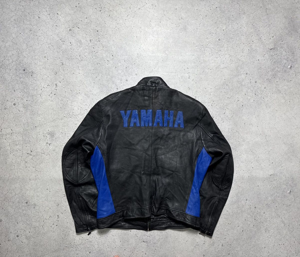 Yamaha Yamaha Leather Moto Jacket Big Logo Rare Bike Size US M / EU 48-50 / 2 - 10 Thumbnail