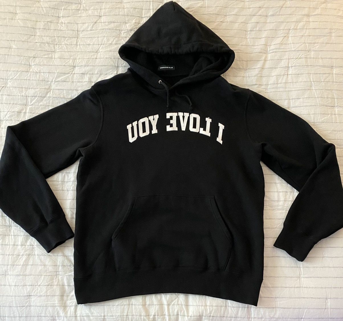 Undercover Undercover I Love You Hooded Sweatshirt Sz 5 Size US XXL / EU 58 / 5 - 3 Thumbnail