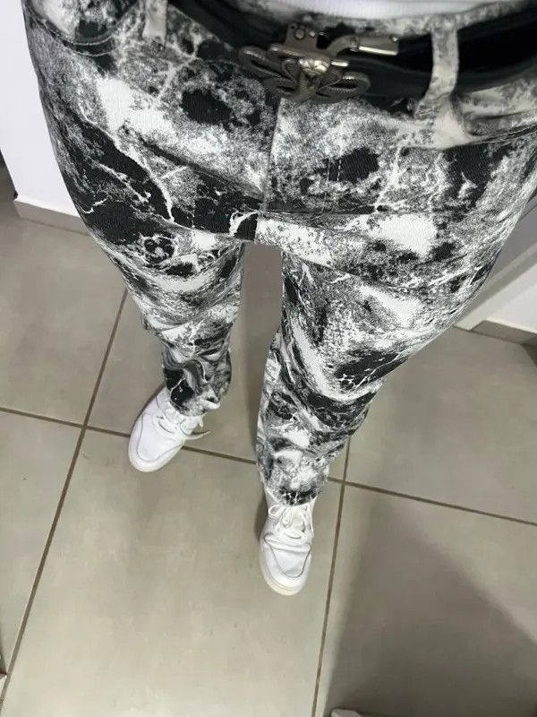 Japanese Brand Yoshiko x Rieko Tie Die Black White Pant Size US 32 / EU 48 - 6 Thumbnail