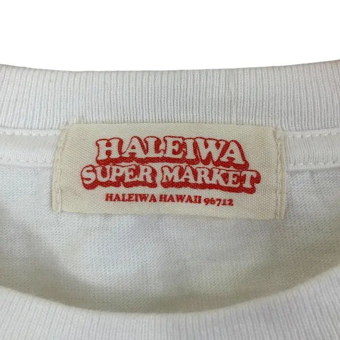 Vintage HALEIWA SUPER MARKET Hawaii Cherry Tee Shirt Size XS / US 0-2 / IT 36-38 - 5 Thumbnail