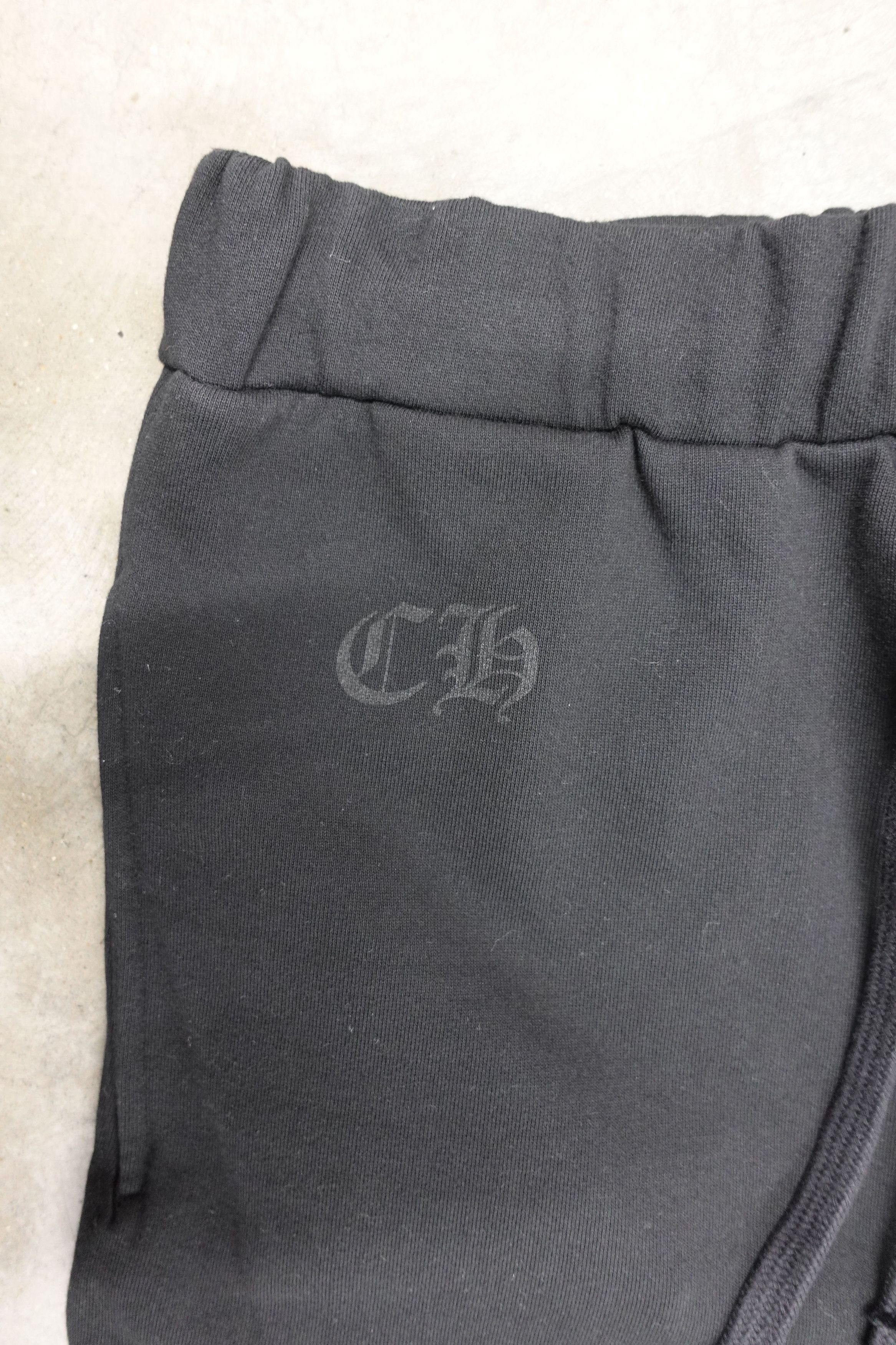 Chrome Hearts CHROME HEARTS SCROLL SWEATPANTS BLACK WHITE Size US 36 / EU 52 - 2 Thumbnail