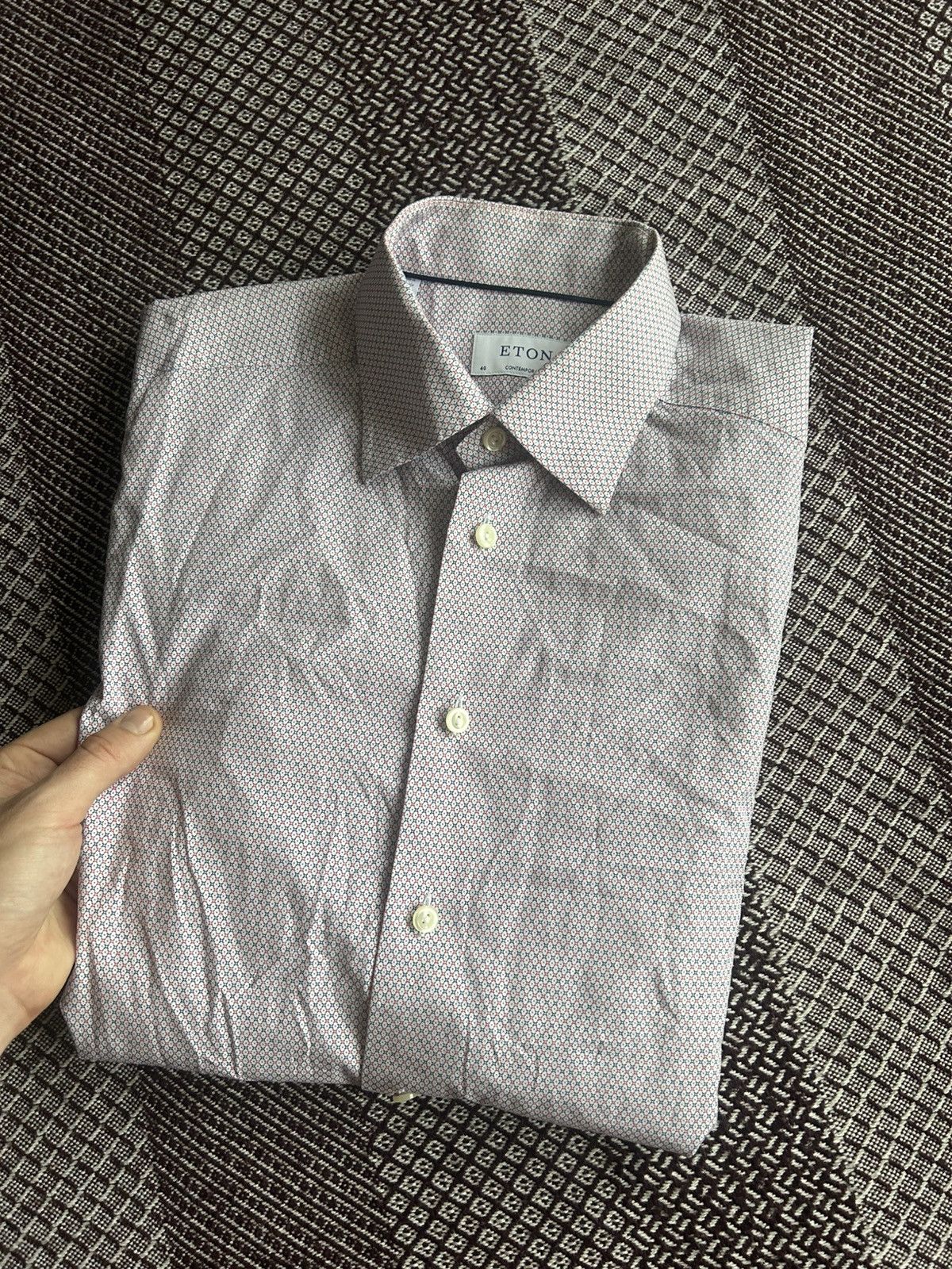 Eton Eton Contemporary Luxury Shirt Mens Solid Style Size 40 Size US L / EU 52-54 / 3 - 9 Thumbnail