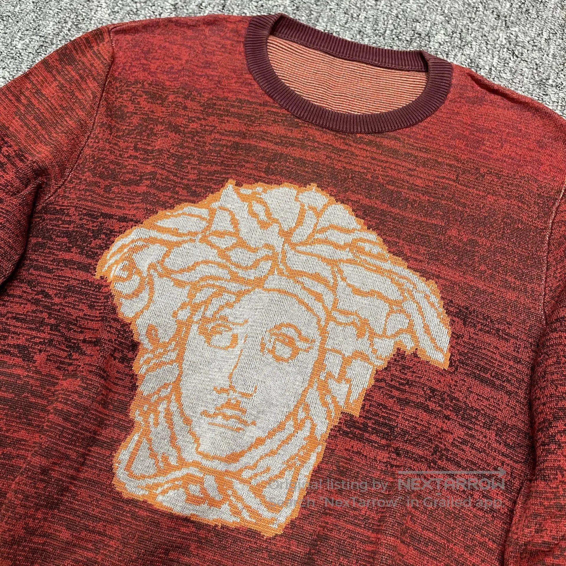 Versace VERSACE Medusa Logo Long Sleeve Knit. Size US L / EU 52-54 / 3 - 2 Thumbnail