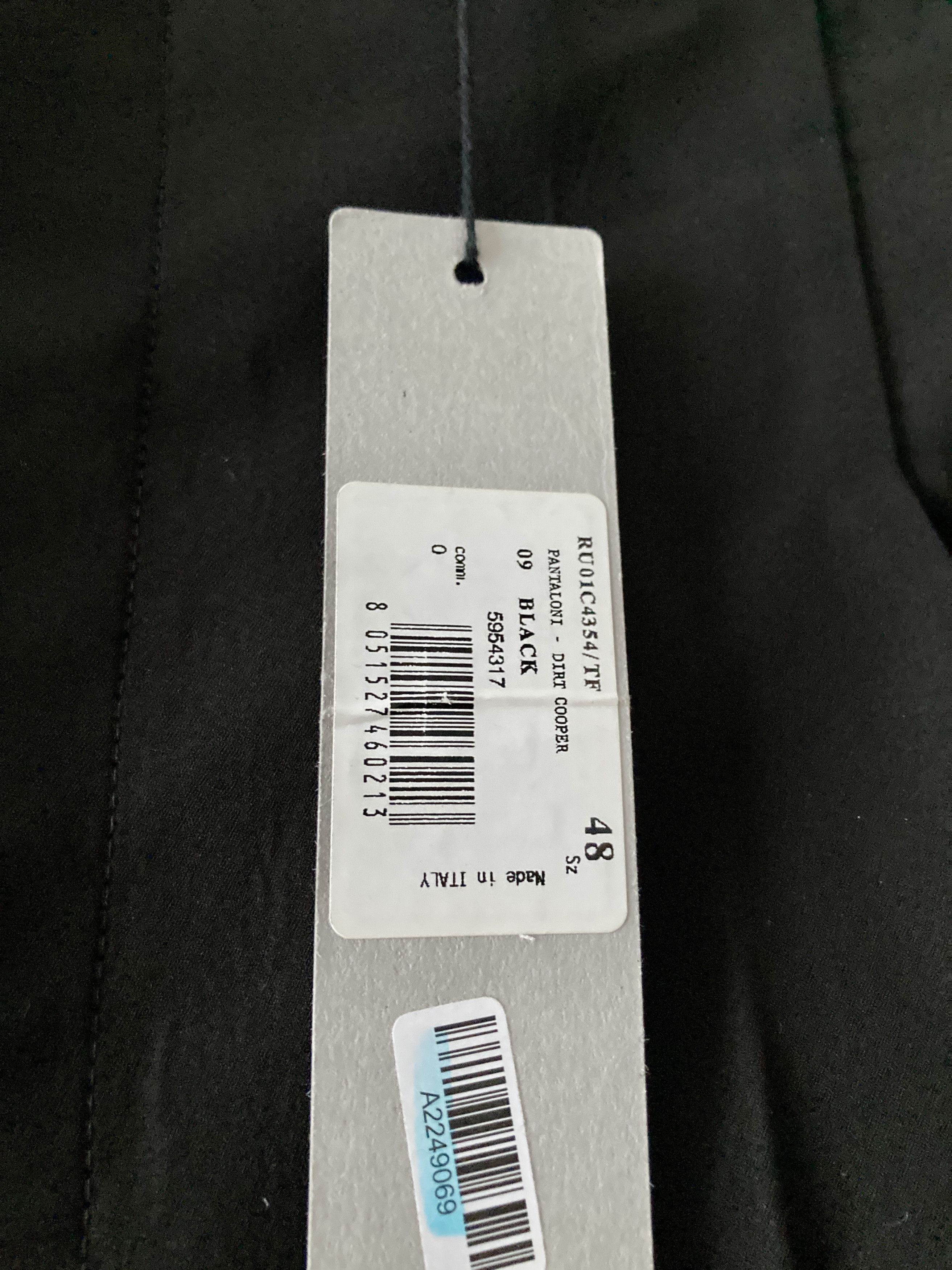 Rick Owens S/S 23 "EDFU" Runway Dirt Cooper High-Waist Pants 32/M Size US 32 / EU 48 - 8 Thumbnail