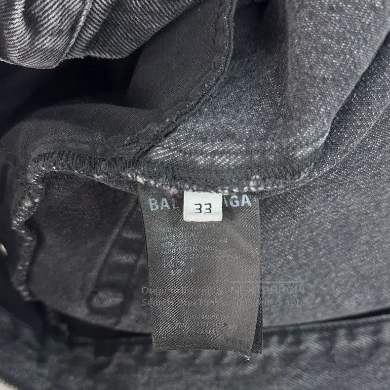 Balenciaga Balenciaga Black and Grey Washed Bootcut Flare Jeans Size US 33 - 6 Thumbnail
