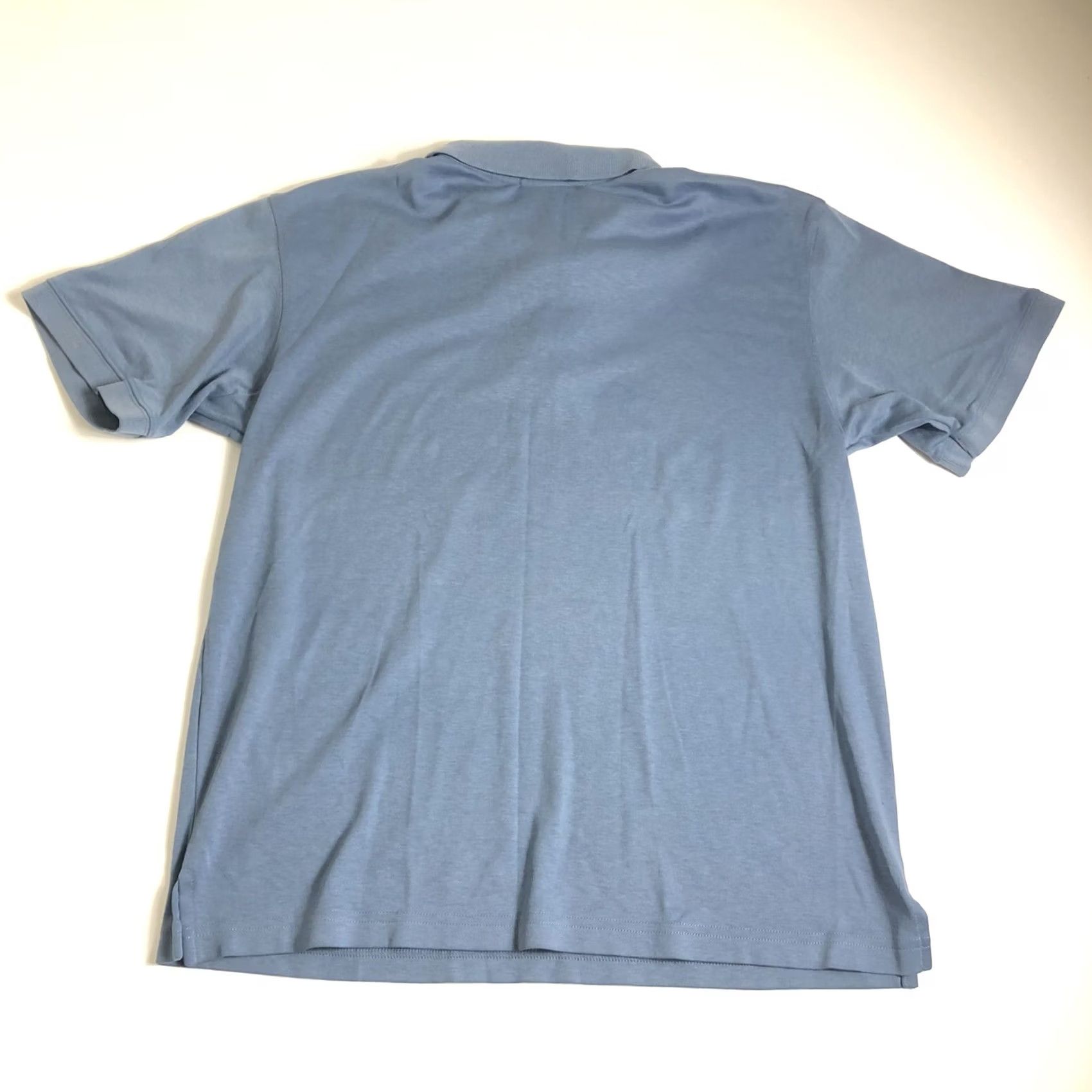 Vintage L.L. Bean Polo Shirt Mens Large Regular Blue 60% Cotton 40% Polyester Knit Short Sleeve Button Up Collared Casual Shirt Size US L / EU 52-54 / 3 - 2 Thumbnail