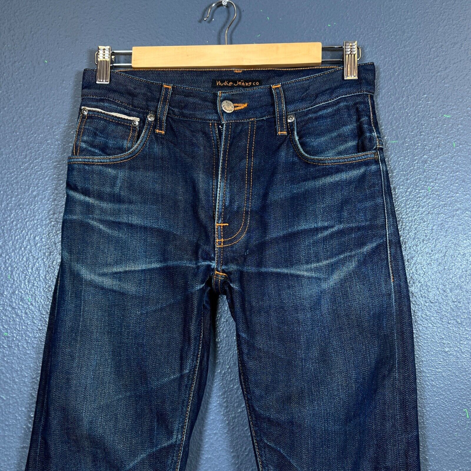 Nudie Jeans Nudie Jeans co 28/34 selvedge blue denim jeans pants Size US 28 / EU 44 - 7 Thumbnail