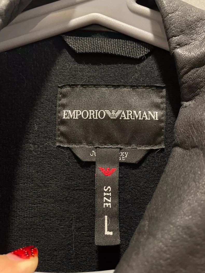 Armani Armani Sheepskin paneled jacket 2501-Nextarrow Size US L / EU 52-54 / 3 - 3 Thumbnail