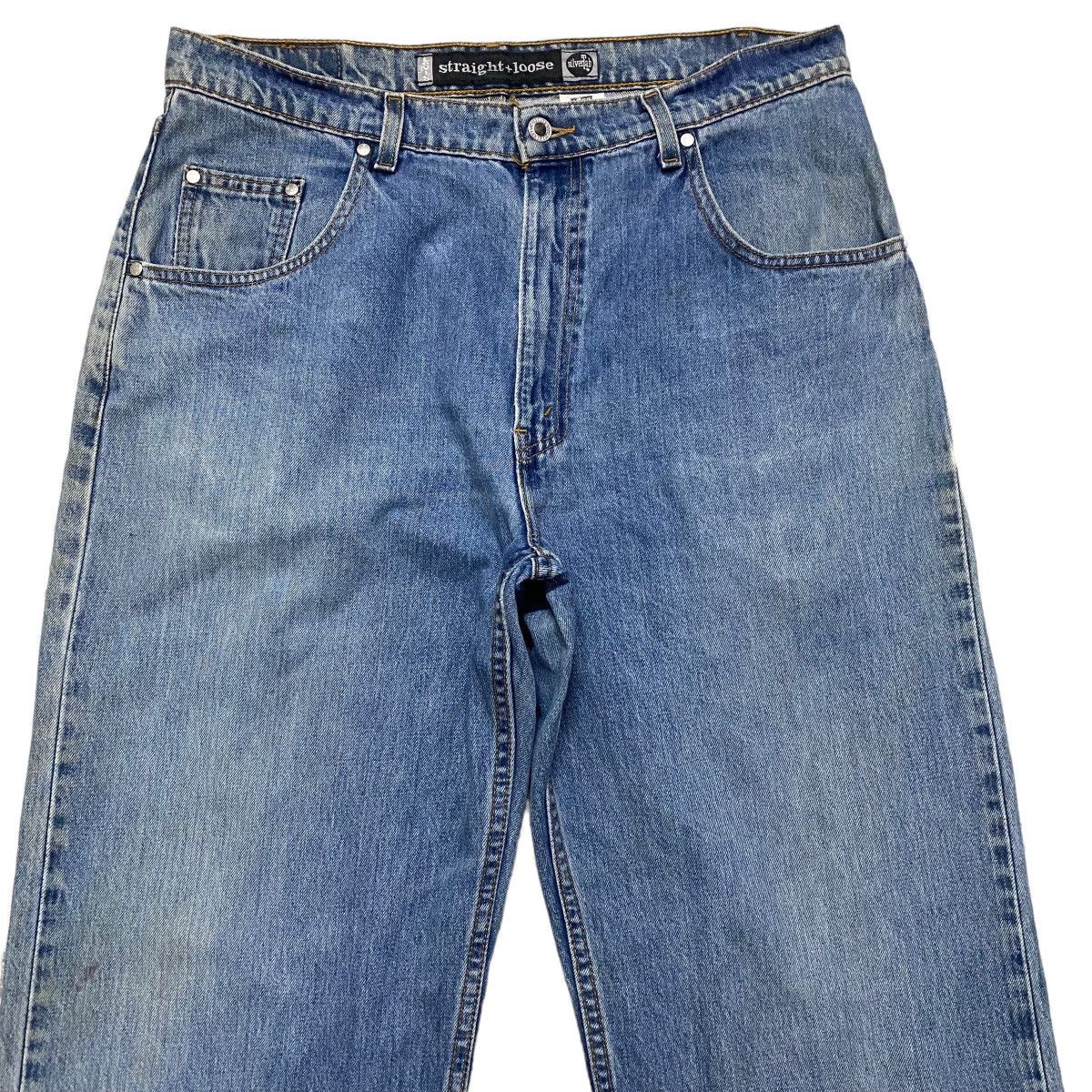 Levi's Vintage 90s Levis Silvertab Straight+Loose Denim Jeans Size US 36 / EU 52 - 3 Thumbnail