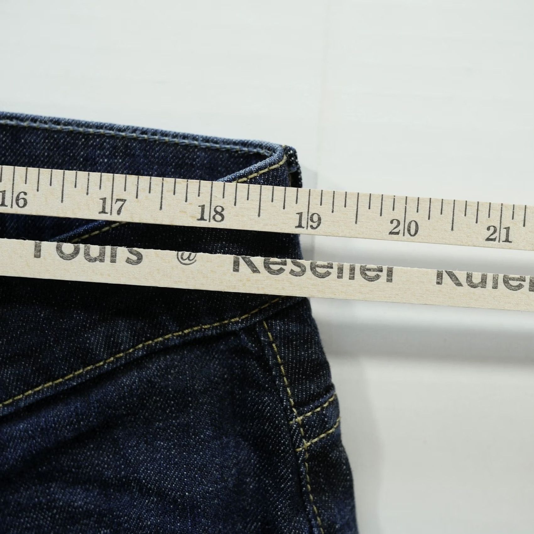 John Varvatos VINTAGE John Varvatos Bowery Jeans 38x28 Mens Straight Denim Dark Wash Button Fly Size US 38 / EU 54 - 6 Thumbnail