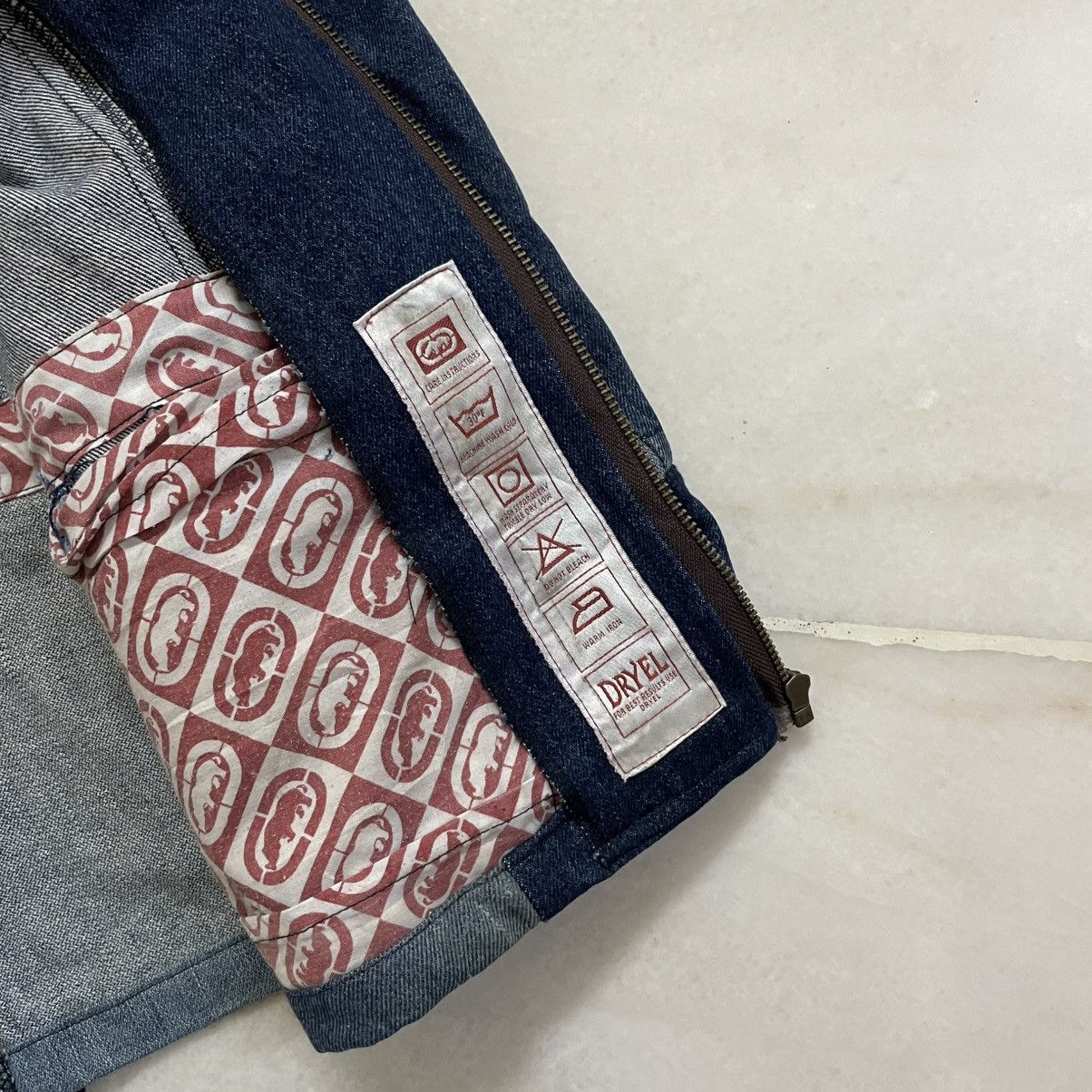 Japanese Brand Vintage Custom Reconstructed Denim Jacket Ecko Unltd Size US S / EU 44-46 / 1 - 14 Thumbnail