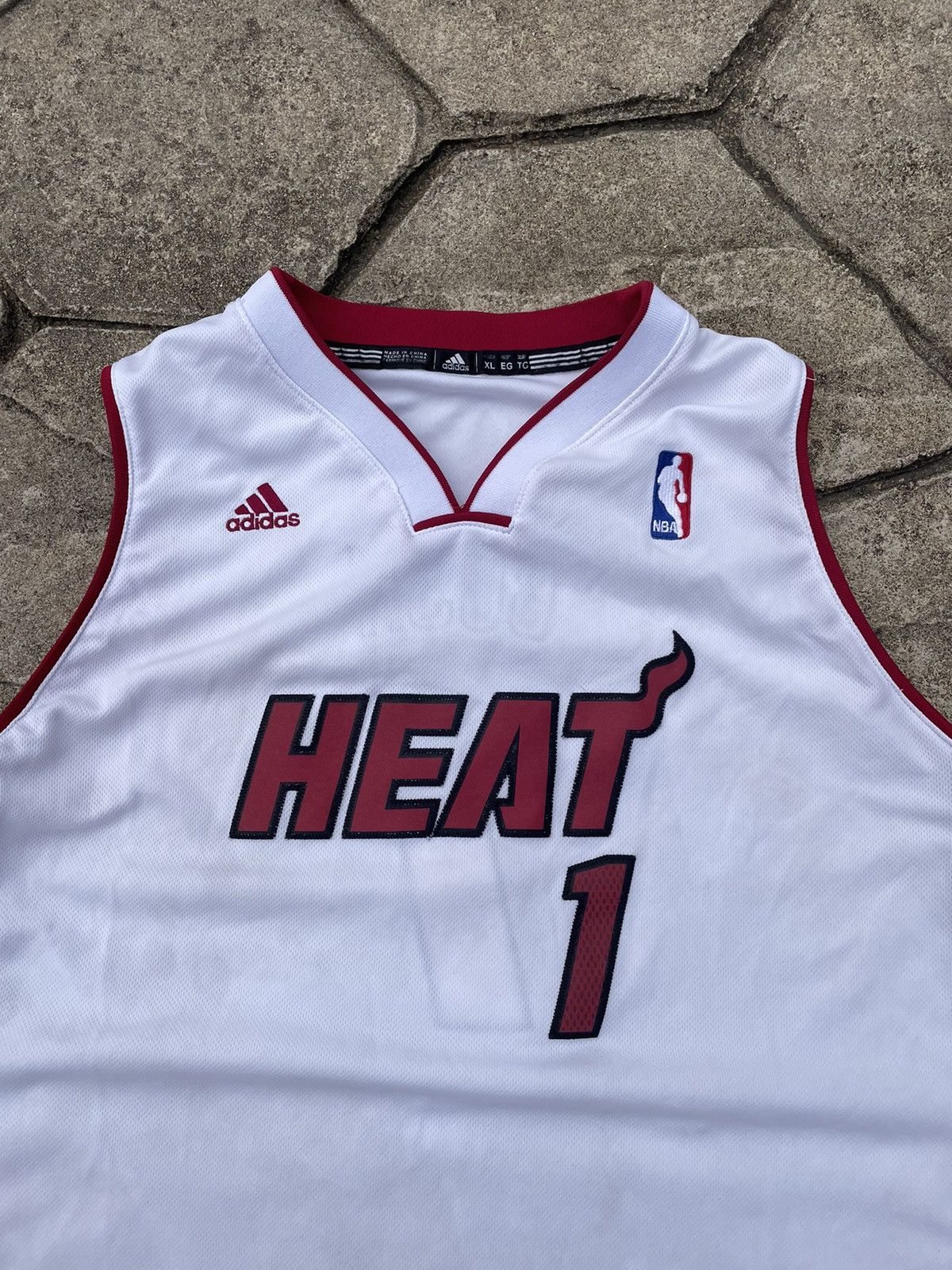 Adidas × NBA Adidas Miami Heat Chris Bosh Jersey Size US XL / EU 56 / 4 - 3 Thumbnail