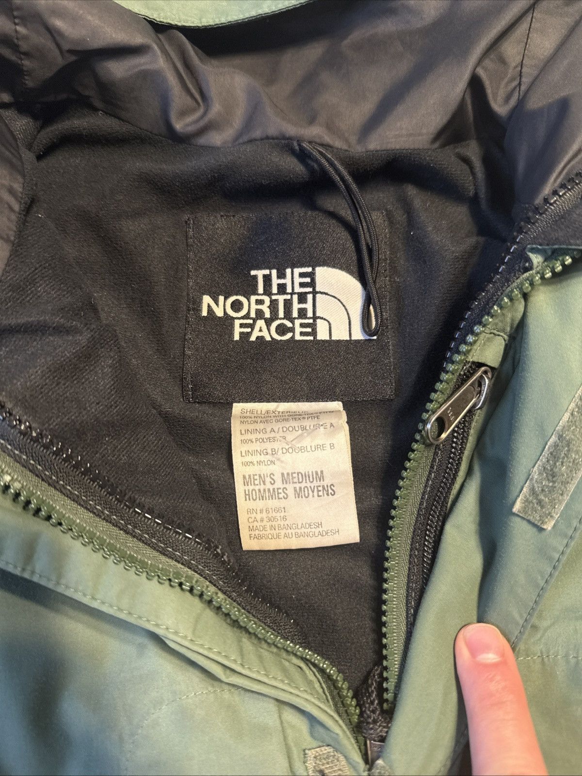 The North Face Vintage 90s TNF Green Mountain Guide Gore-Tex Parka Jacket Size US M / EU 48-50 / 2 - 2 Thumbnail