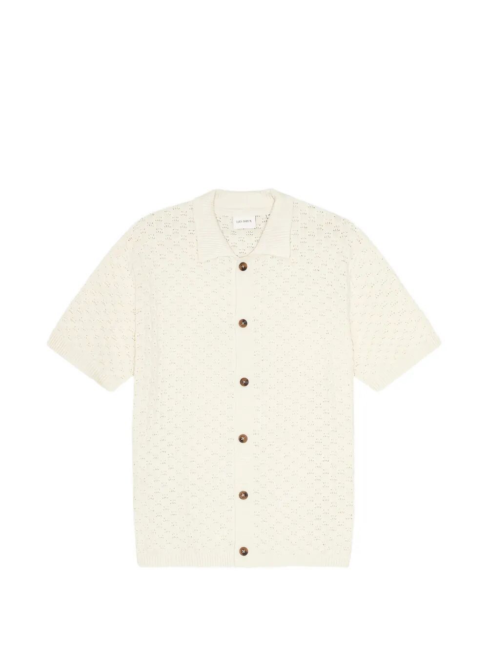 Les Deux "GESPERTUS" SHORT SLEEVES KNITTED SHIRT Size US L / EU 52-54 / 3 - 1 Thumbnail
