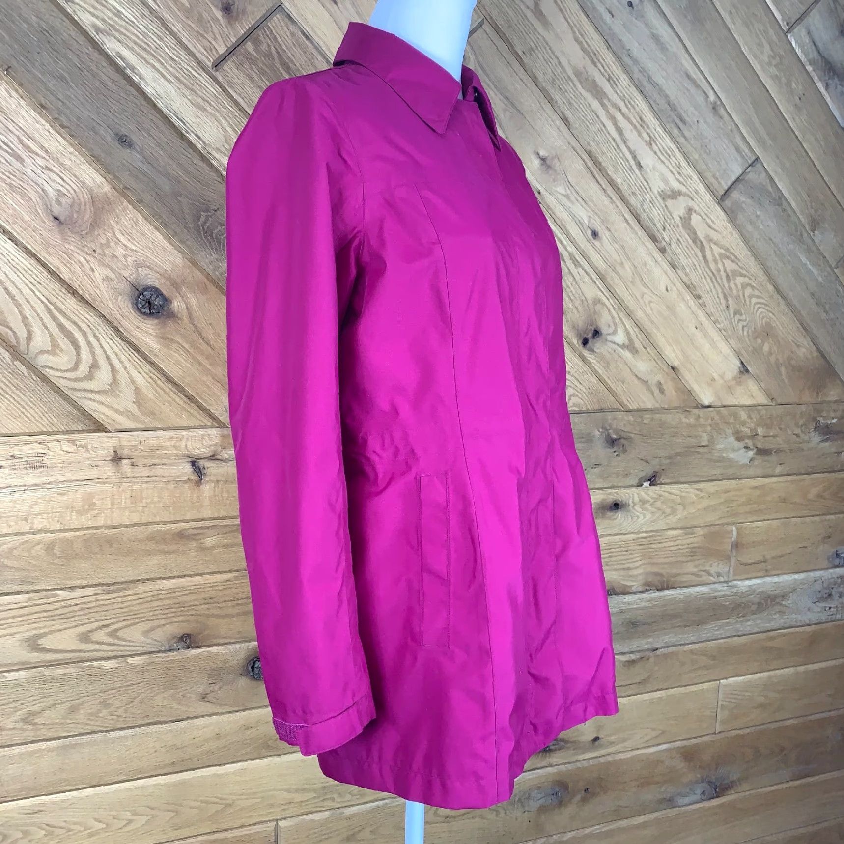 Pinko Lands Ends Womens Jacket Long Sleeve Pink Size S Full Zip Snap Closure Casual Regular Fit Mens Womens Girls? Size S / US 4 / IT 40 - 6 Thumbnail