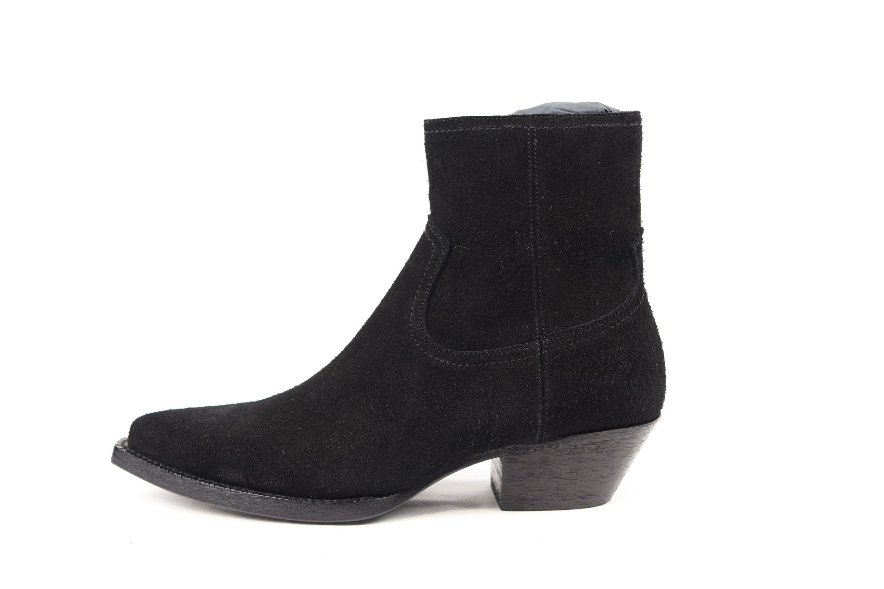 image of Saint Laurent Paris O1Rshd10124 Lukas 40 Zipped Boots In Black, Men's (Size 7)