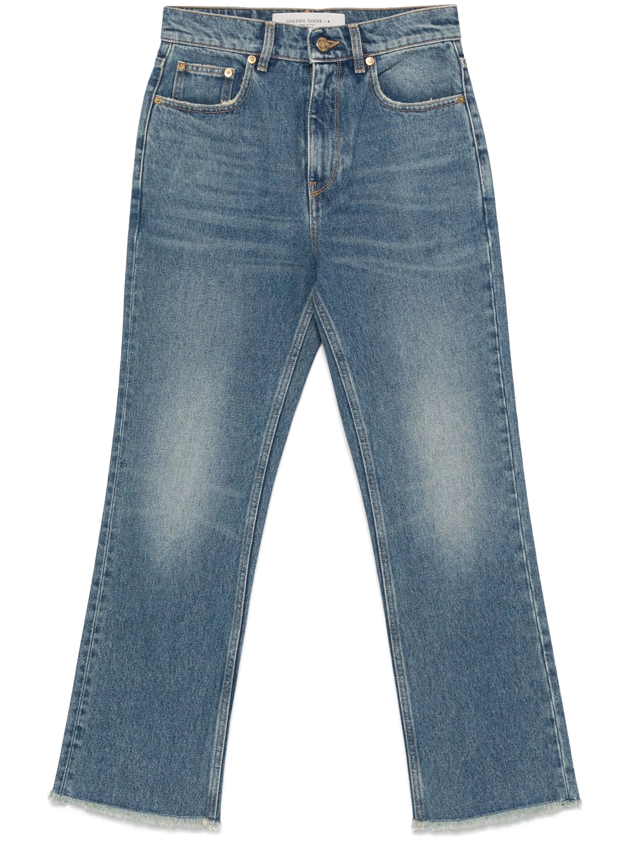 Golden Goose o1y0725 Denim Pant in Blue Size 25" / US 0 / IT 36 - 1 Thumbnail