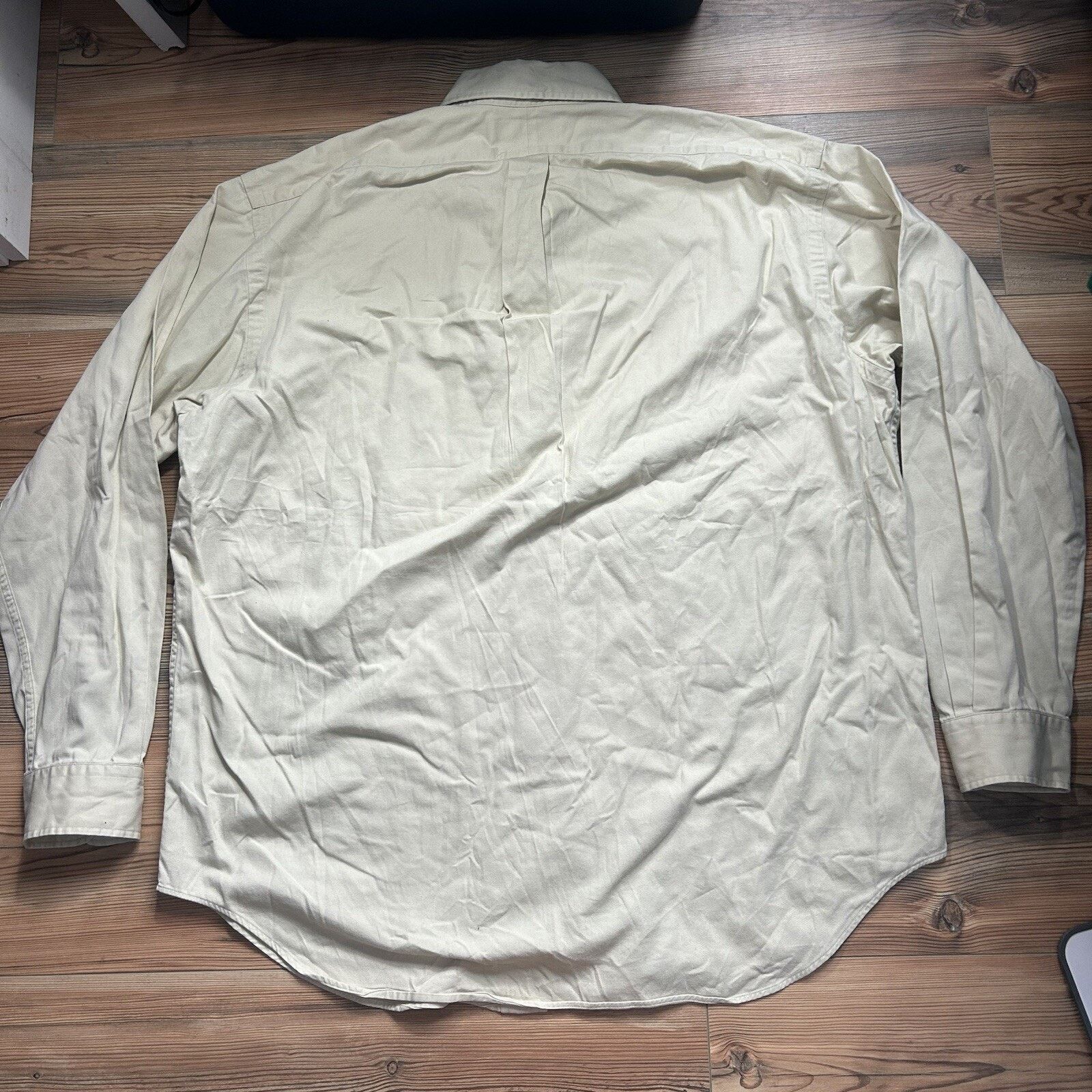 Ralph Lauren Ralph Lauren Blaire Long Sleeve Button Front Shirt Tan Large Size US L / EU 52-54 / 3 - 2 Thumbnail