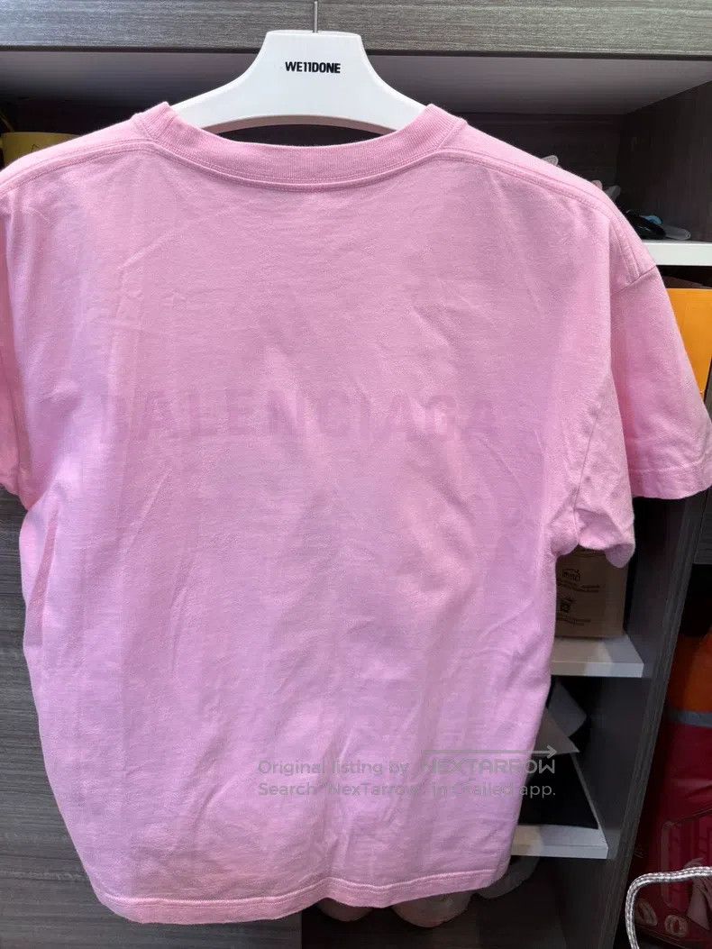 Balenciaga Balenciaga Pink Short Sleeve T-Shirt Size US S / EU 44-46 / 1 - 4 Thumbnail