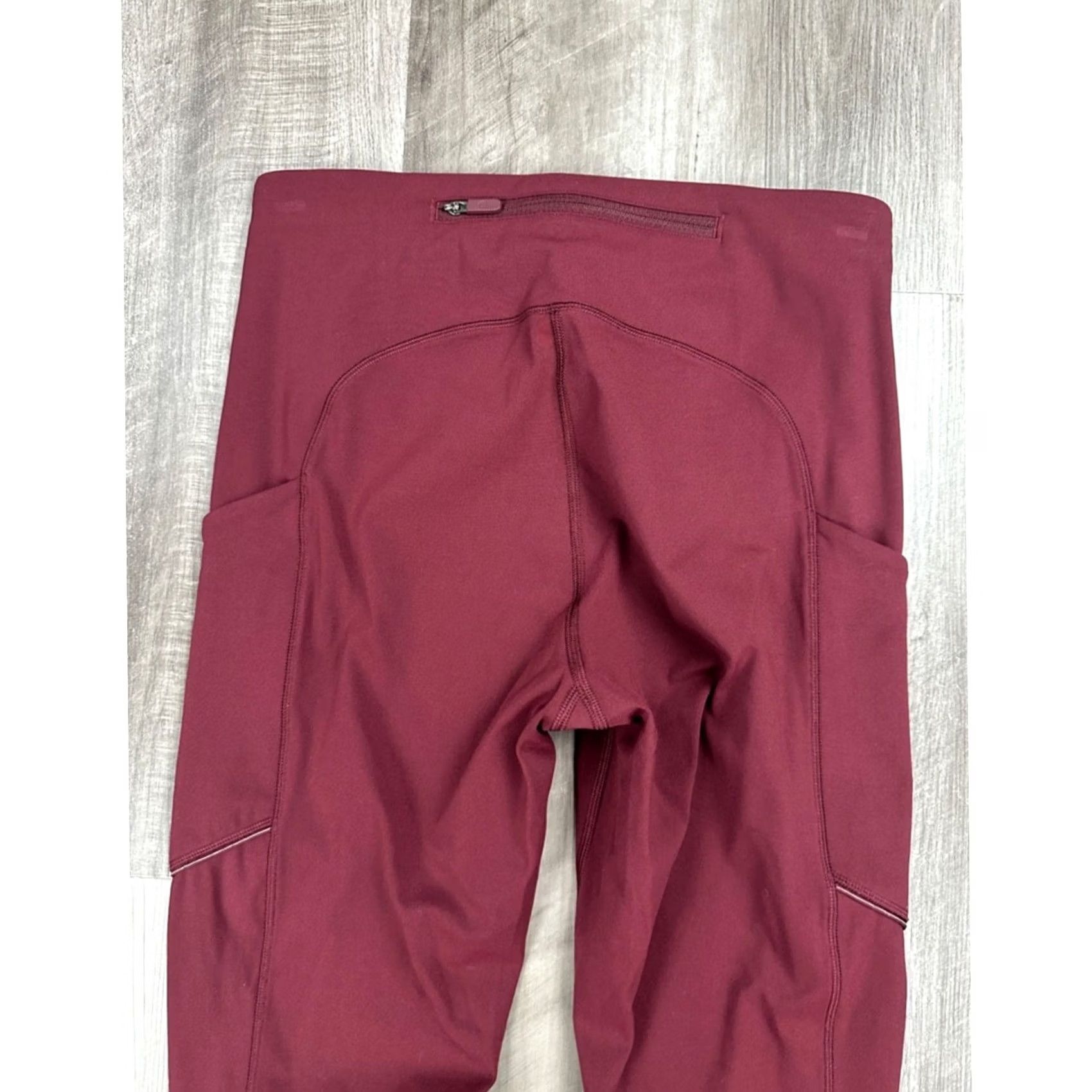 Lululemon Lululemon Speed Up Mid Rise Luxtreme Tight Leggings Womens 4 Red Maroon Compression Leggings 28.5Inseam 36In Length MS10298 Size 27" / US 4 / IT 40 - 4 Thumbnail