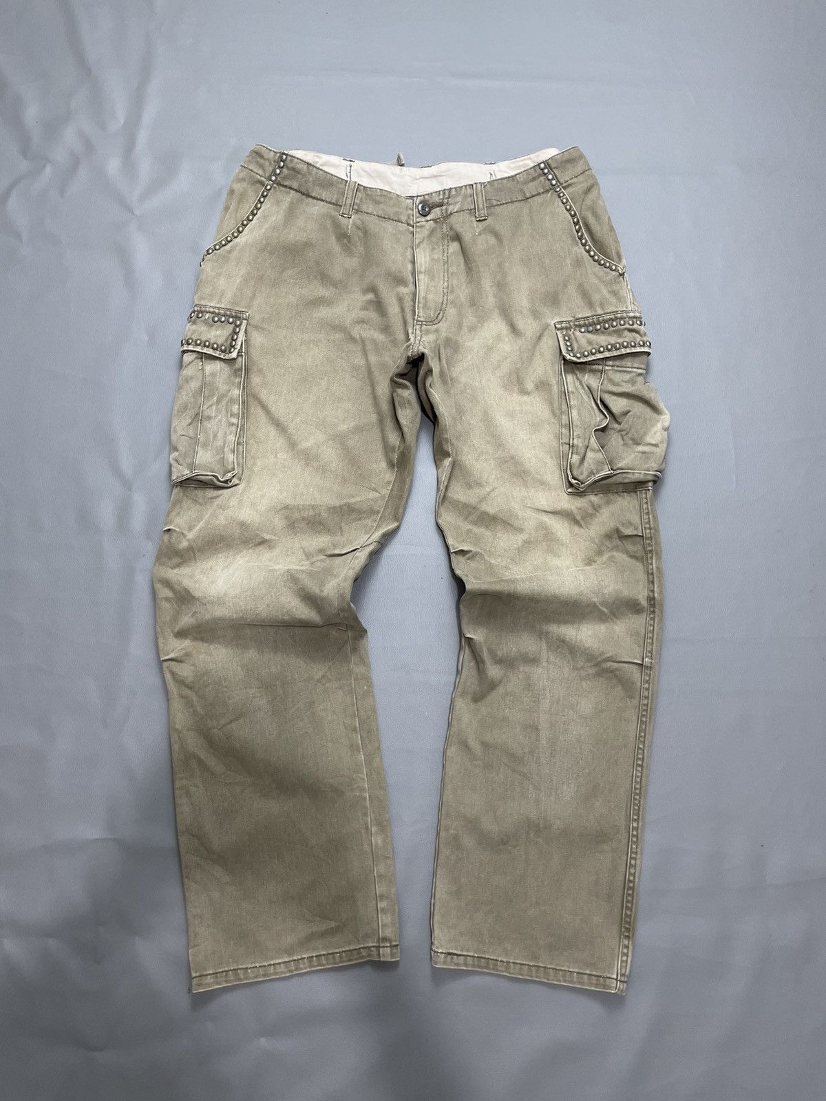 If Six Was Nine Japanese Brand bondage Studded cargo Pants Seditionaries Size US 36 / EU 52 - 2 Thumbnail