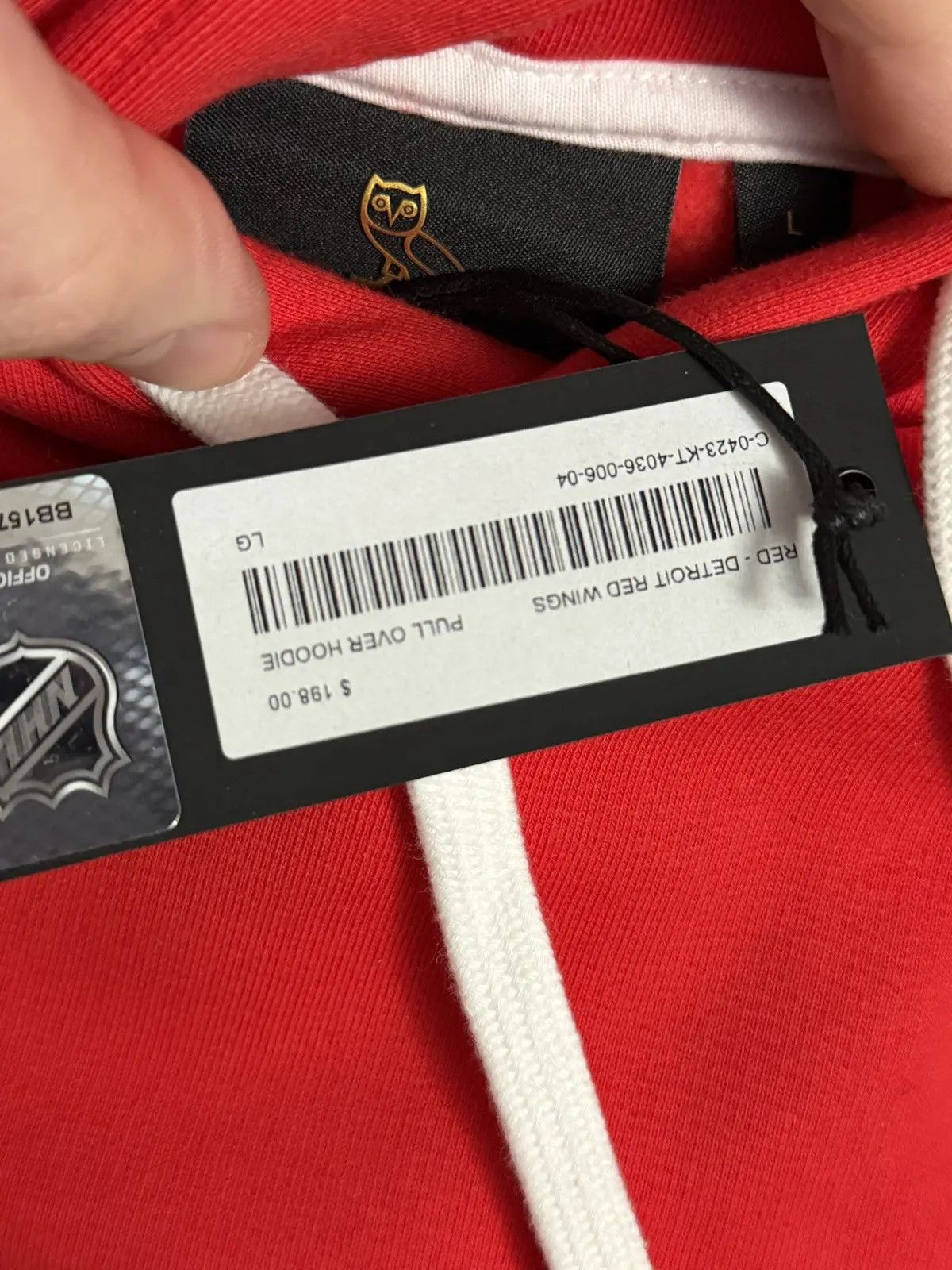 Drake OVO x NHL Detroit Red Wings Hoodie Size US L / EU 52-54 / 3 - 6 Thumbnail