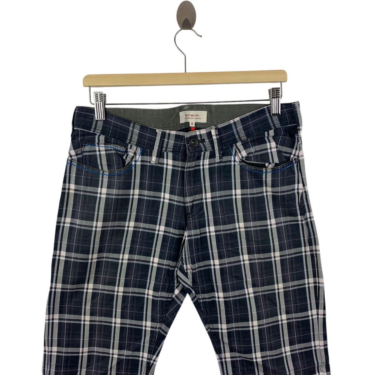 Japanese Brand HIROMICHI NAKANO japanesebrand checkered pants Size 32" / US 10 / IT 46 - 2 Thumbnail