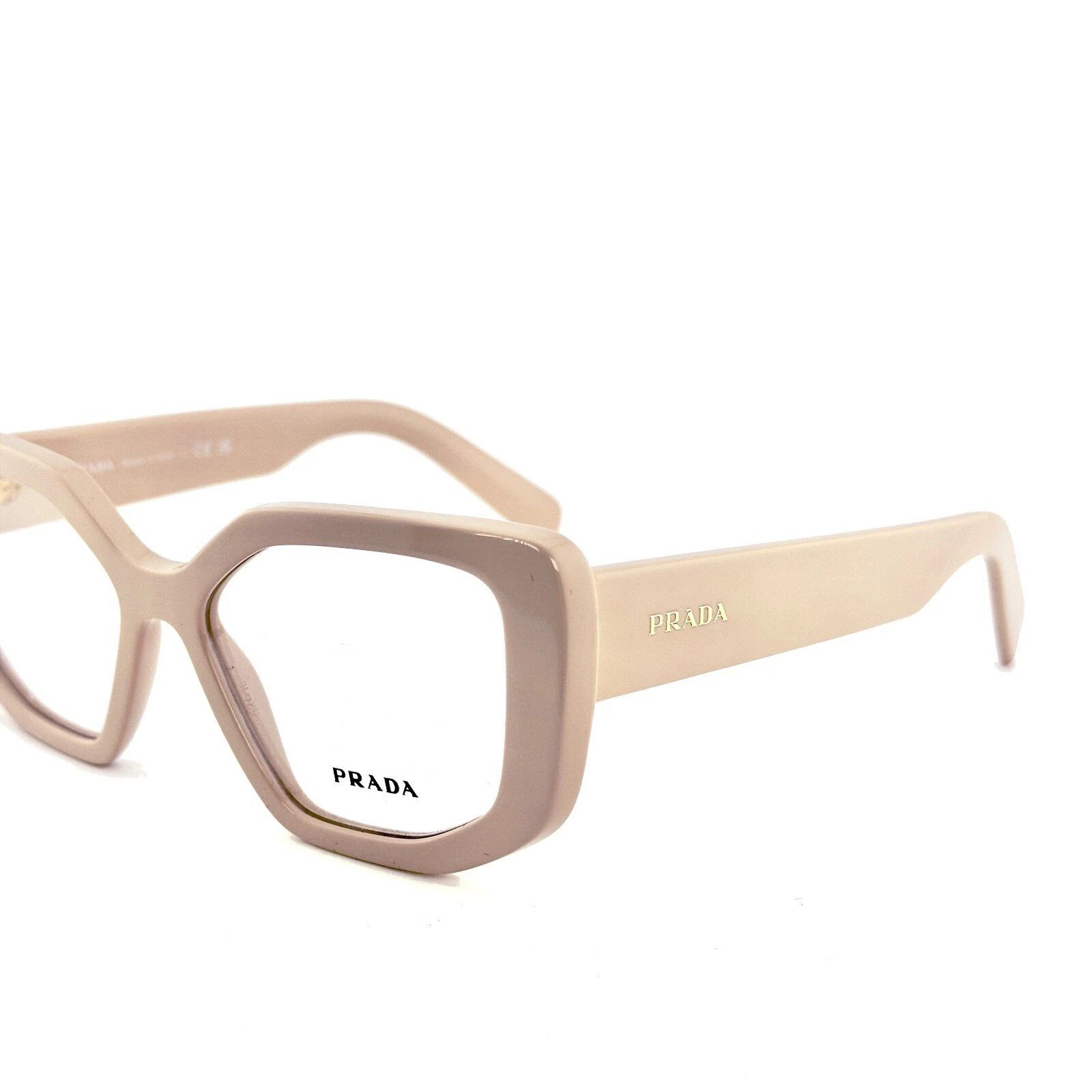 Prada PRADA SYMBOLE PRA04V Nude Beige Geometric Logo Bold A04V A04 Size ONE SIZE - 8 Thumbnail