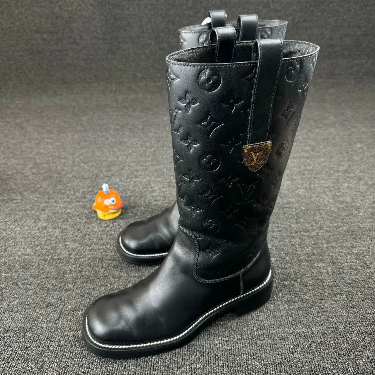 Louis Vuitton Louis Vuitton Embossed Monogram Riding Boots Size US 7 / IT 37 - 1 Thumbnail