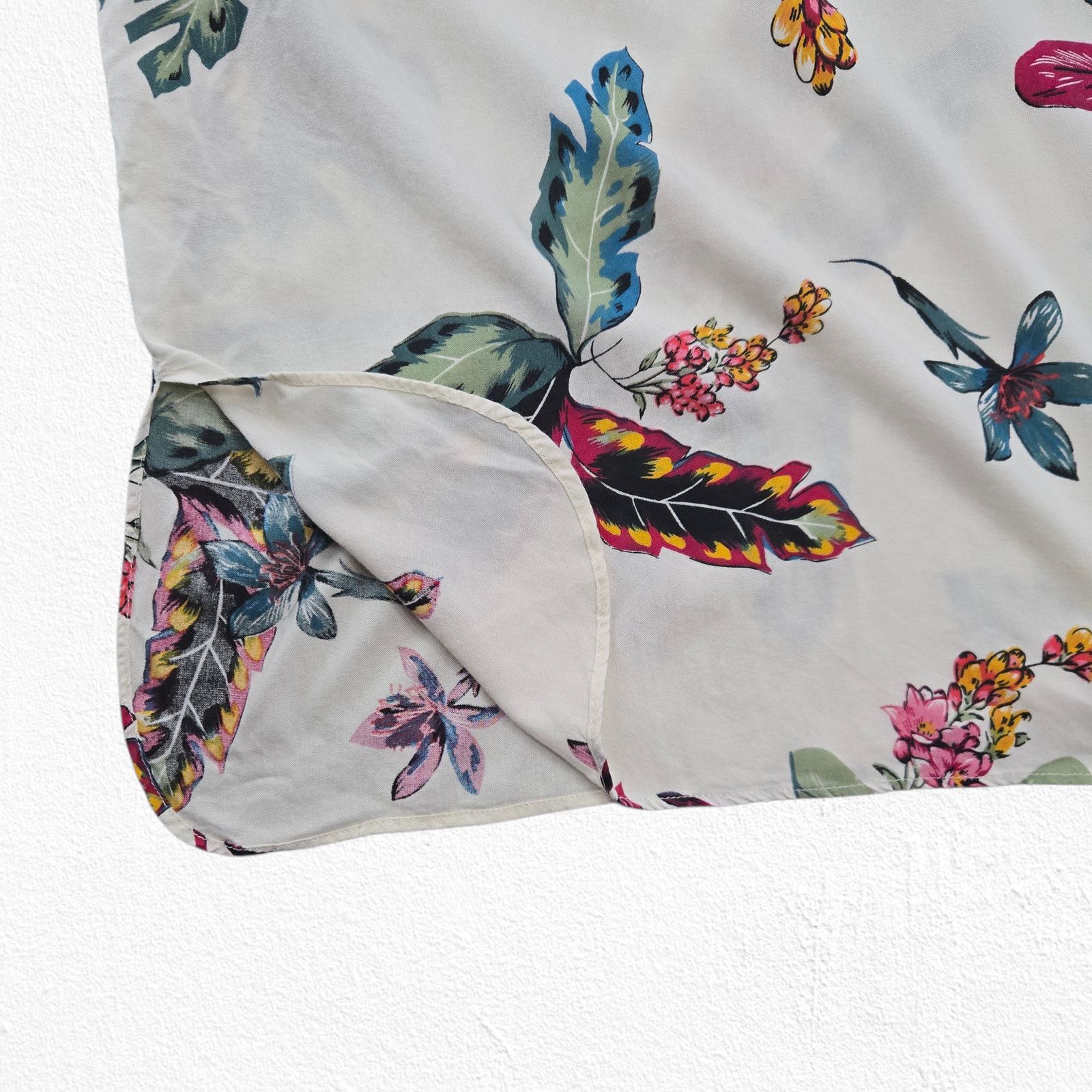 Other Tropical Floral Kimono Cardigan Open Front Boho One Size Size ONE SIZE - 5 Thumbnail