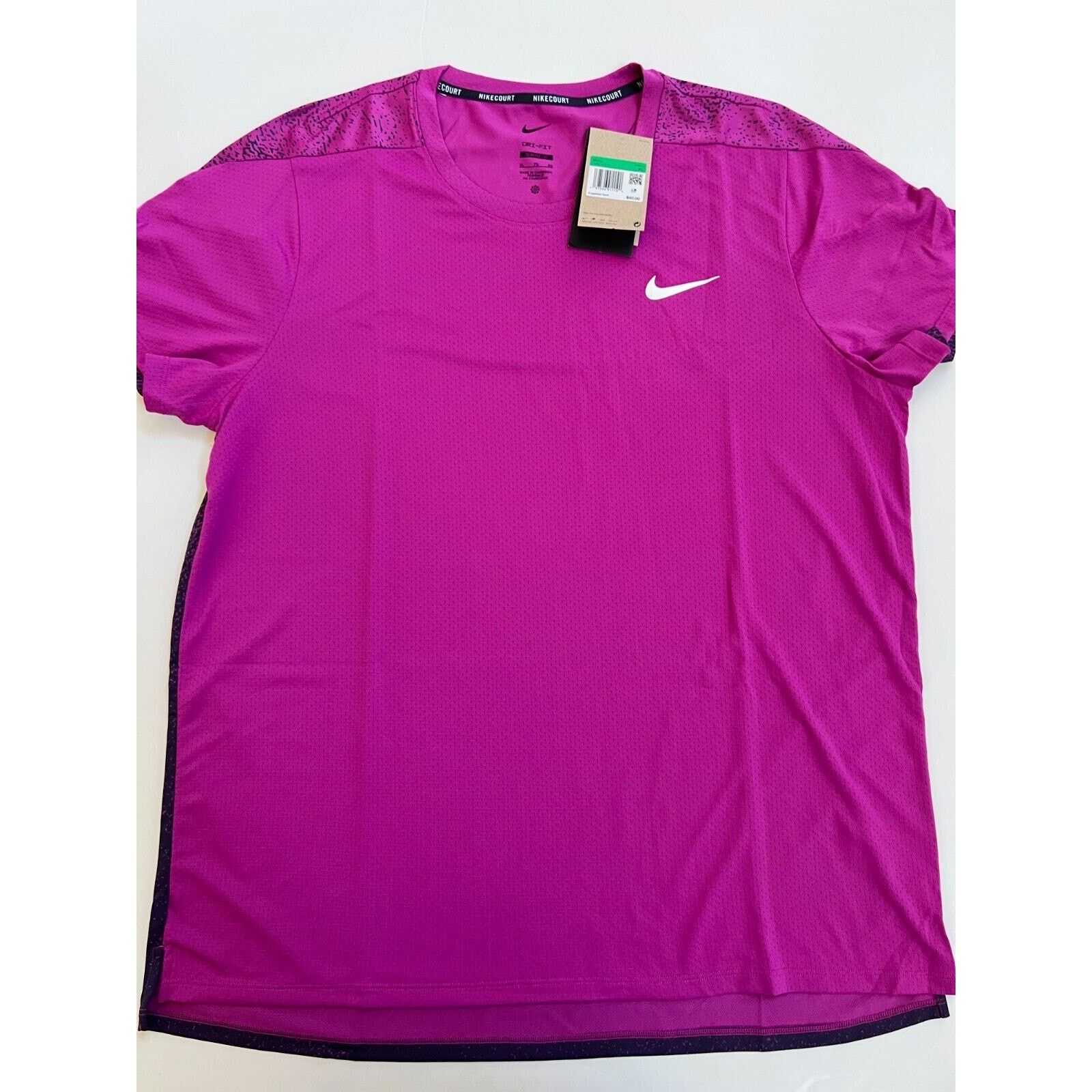 Nike Court Slim Fit Tennis T-Shirt FQ2018-518 Men's Size XL