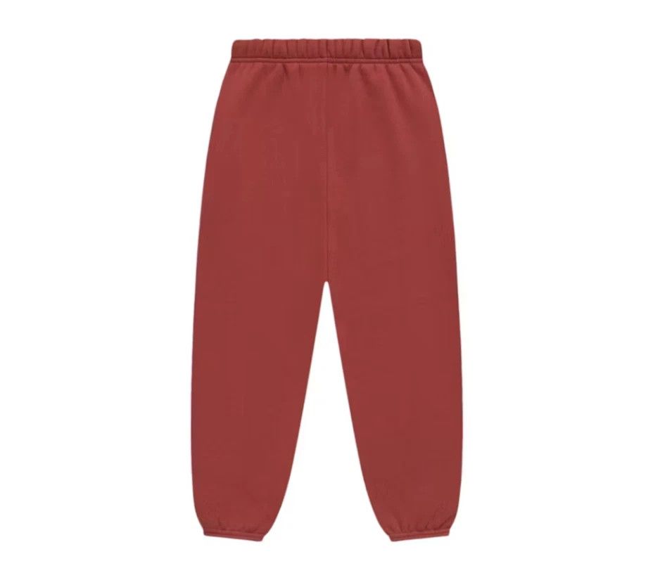 Fear of God Fear of God Essentials Kids Fleece Sweatpant Crimson age 8 Size US 26 / EU 42 - 2 Thumbnail