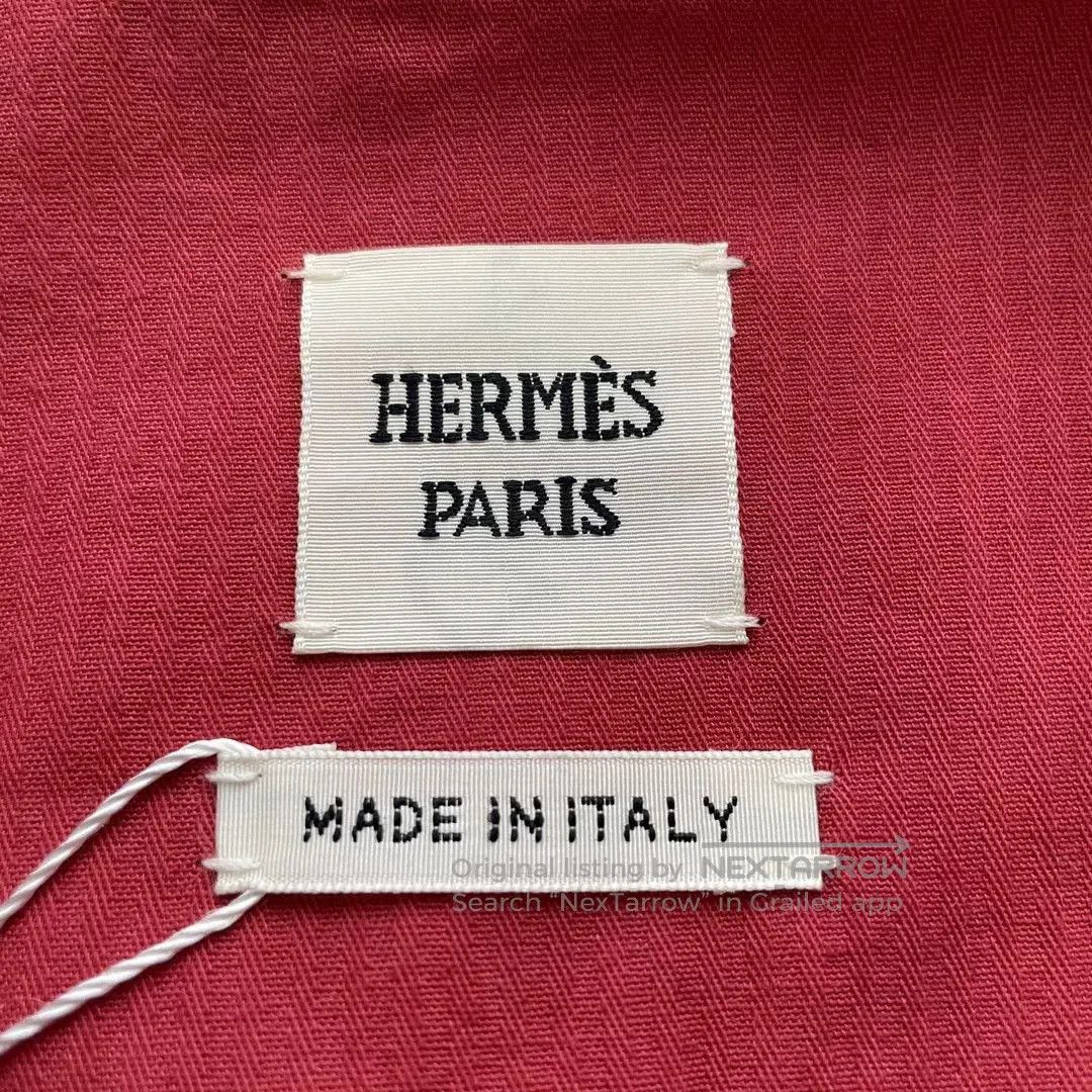 Hermes HERMES SS22 Red Denim Jacket Women. Size US S / EU 44-46 / 1 - 5 Thumbnail