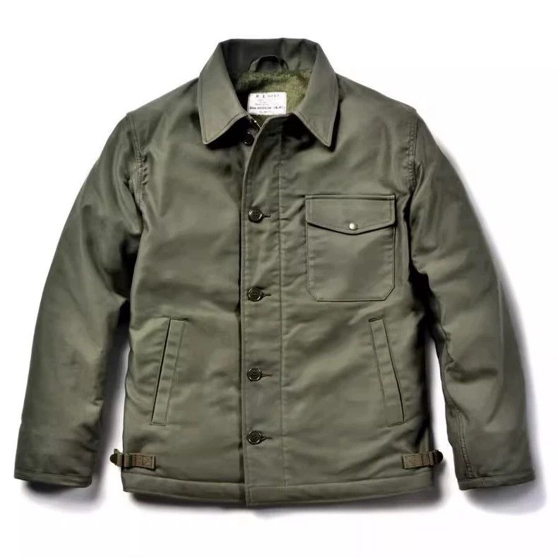 The Real McCoy's The Real McCoy's U.S.N. A2 1960s Navy Deck Jacket 2504-Next Size US M / EU 48-50 / 2 - 1 Thumbnail