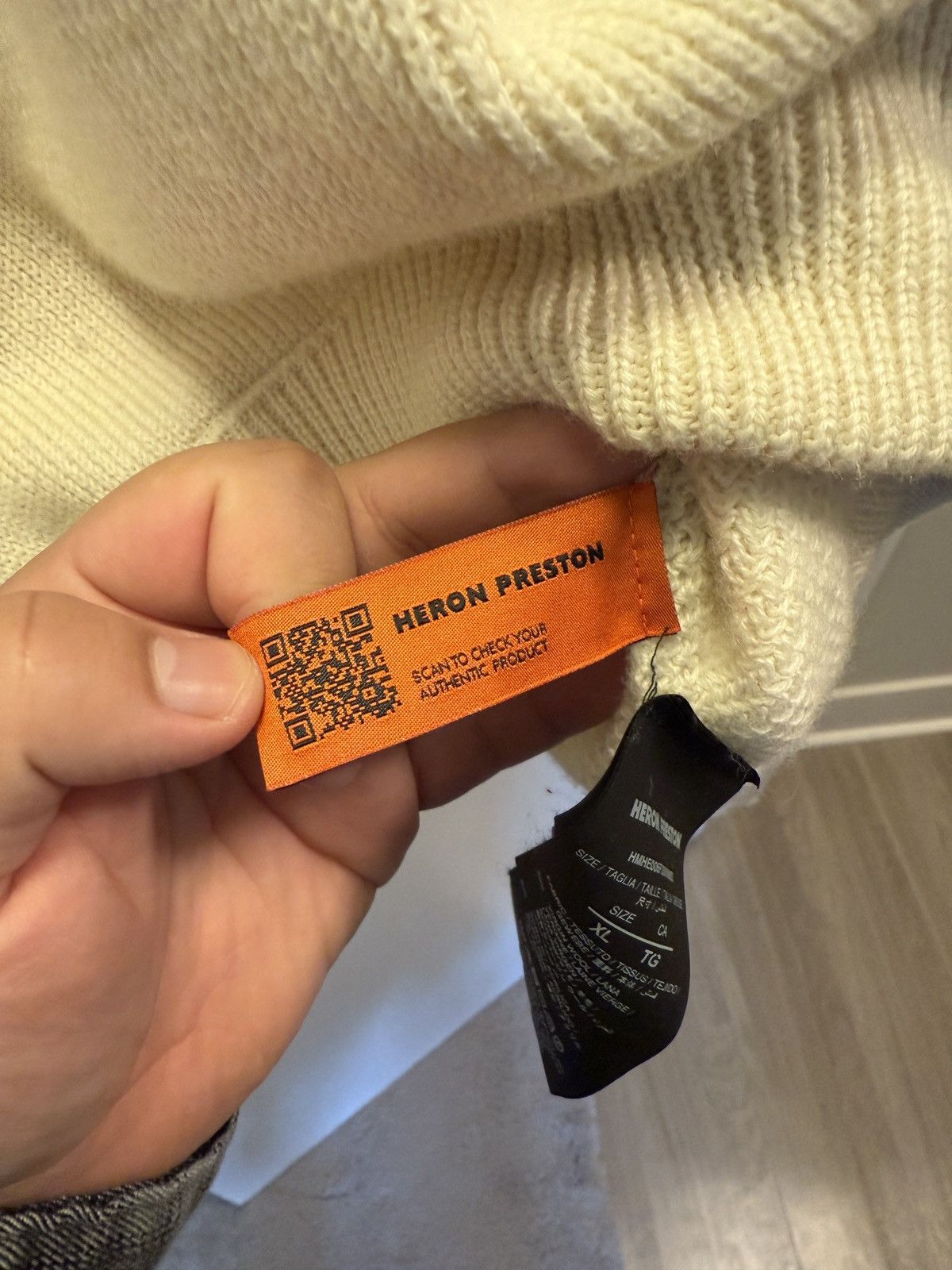 Heron Preston Heron Preston Sweater Size US XL / EU 56 / 4 - 5 Thumbnail