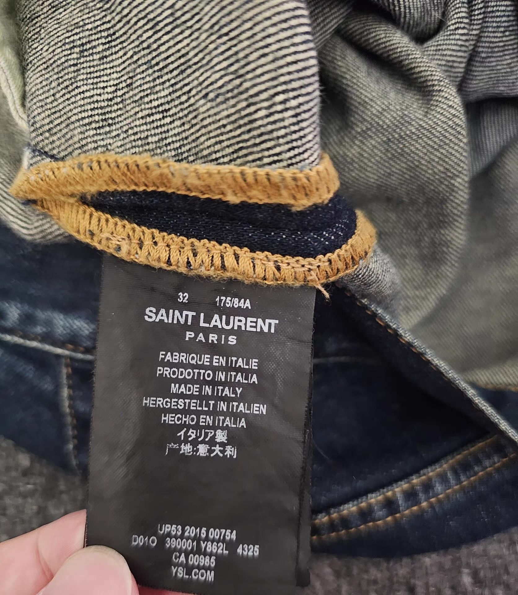 Saint Laurent Paris Saint Laurent Jeans Q4 Size US 34 / EU 50 - 7 Thumbnail