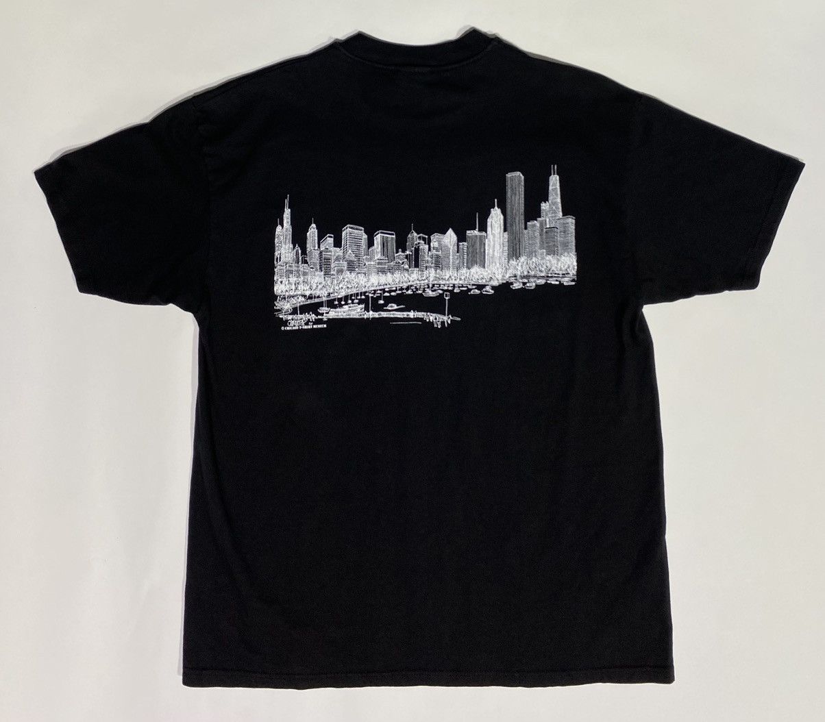 Vintage Chicago Tourist T-shirt Size XL - Double Sided Graphic Size US XL / EU 56 / 4 - 4 Thumbnail