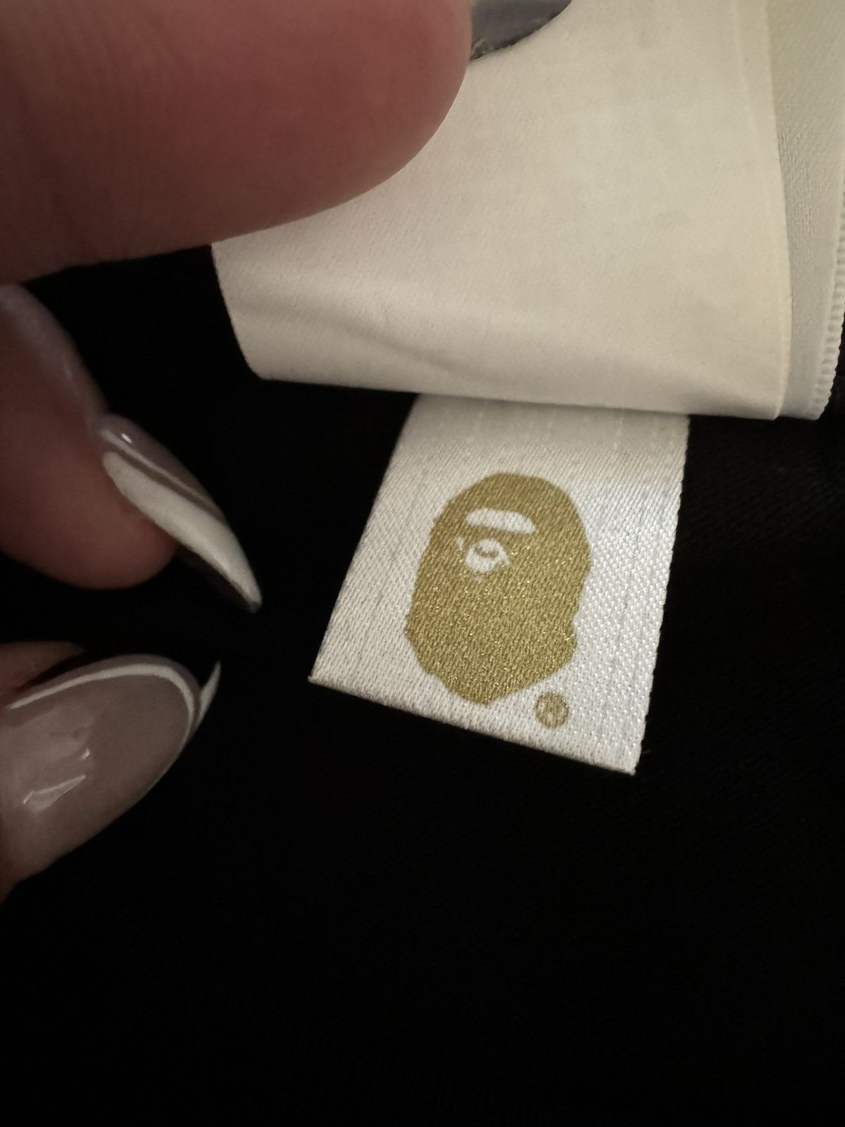 Bape BAPE Check College Tee 'Black Size US XL / EU 56 / 4 - 9 Thumbnail